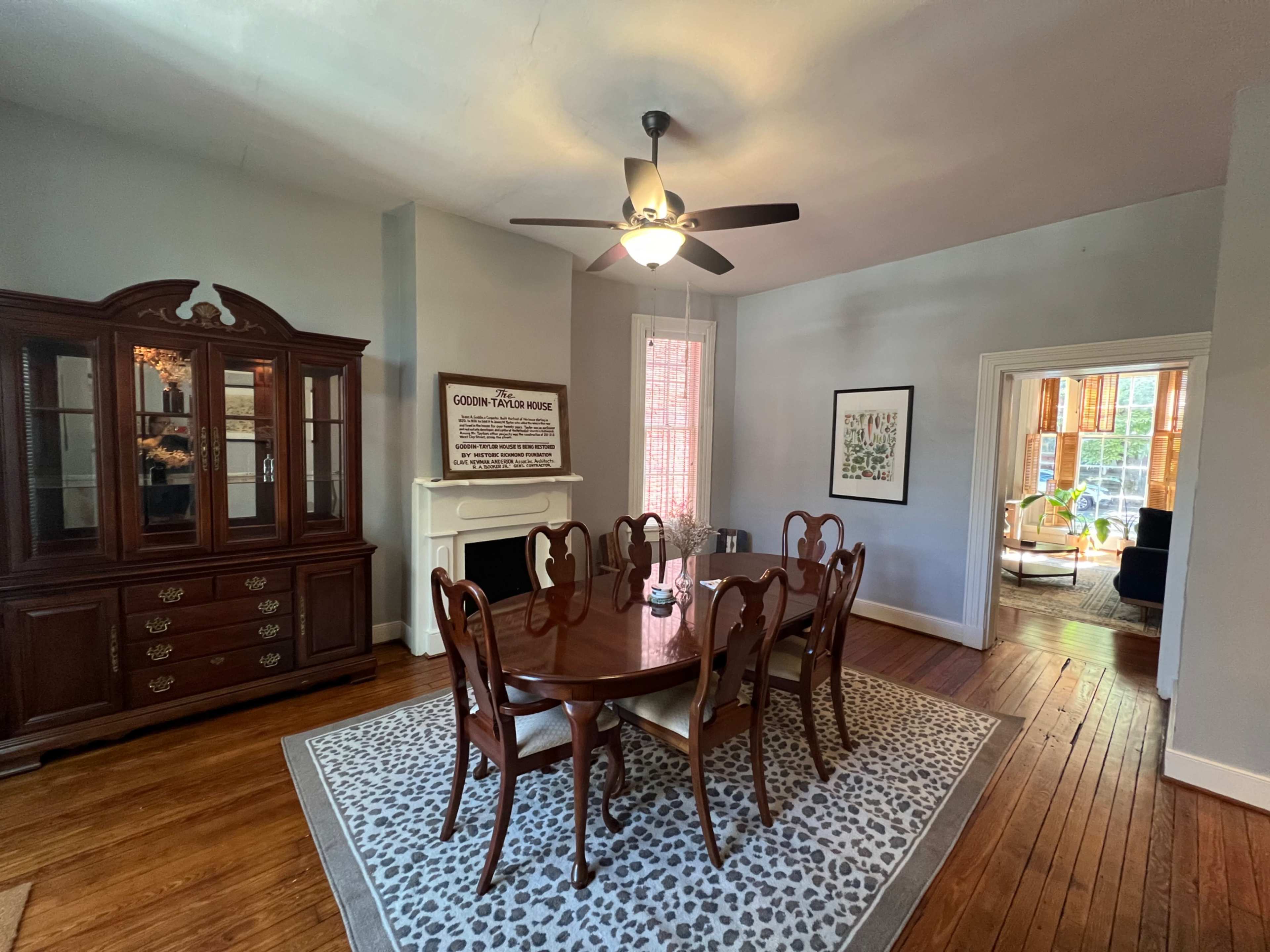Antebellum Home with Mid Century Decor Image in Downtown, Richmond, VA