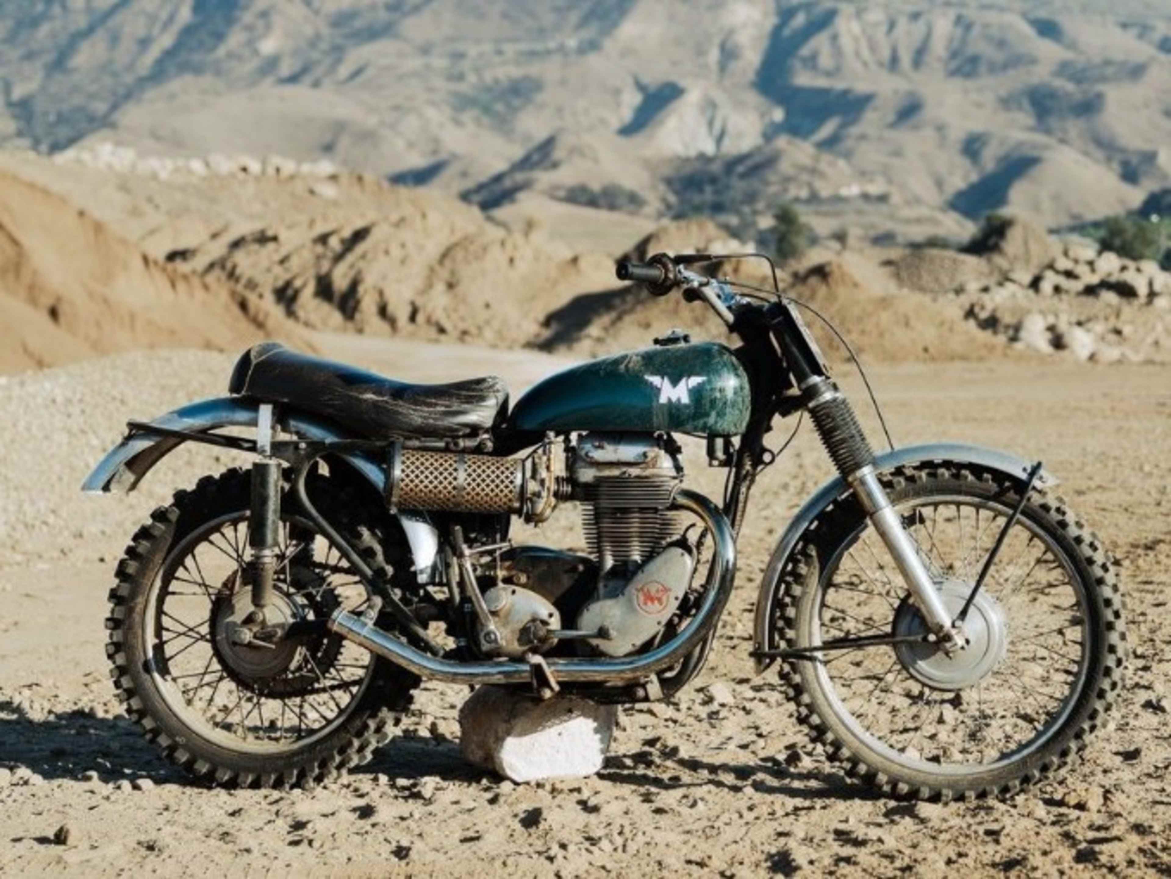 Period Correct vintage Motorcycle (prop only) 