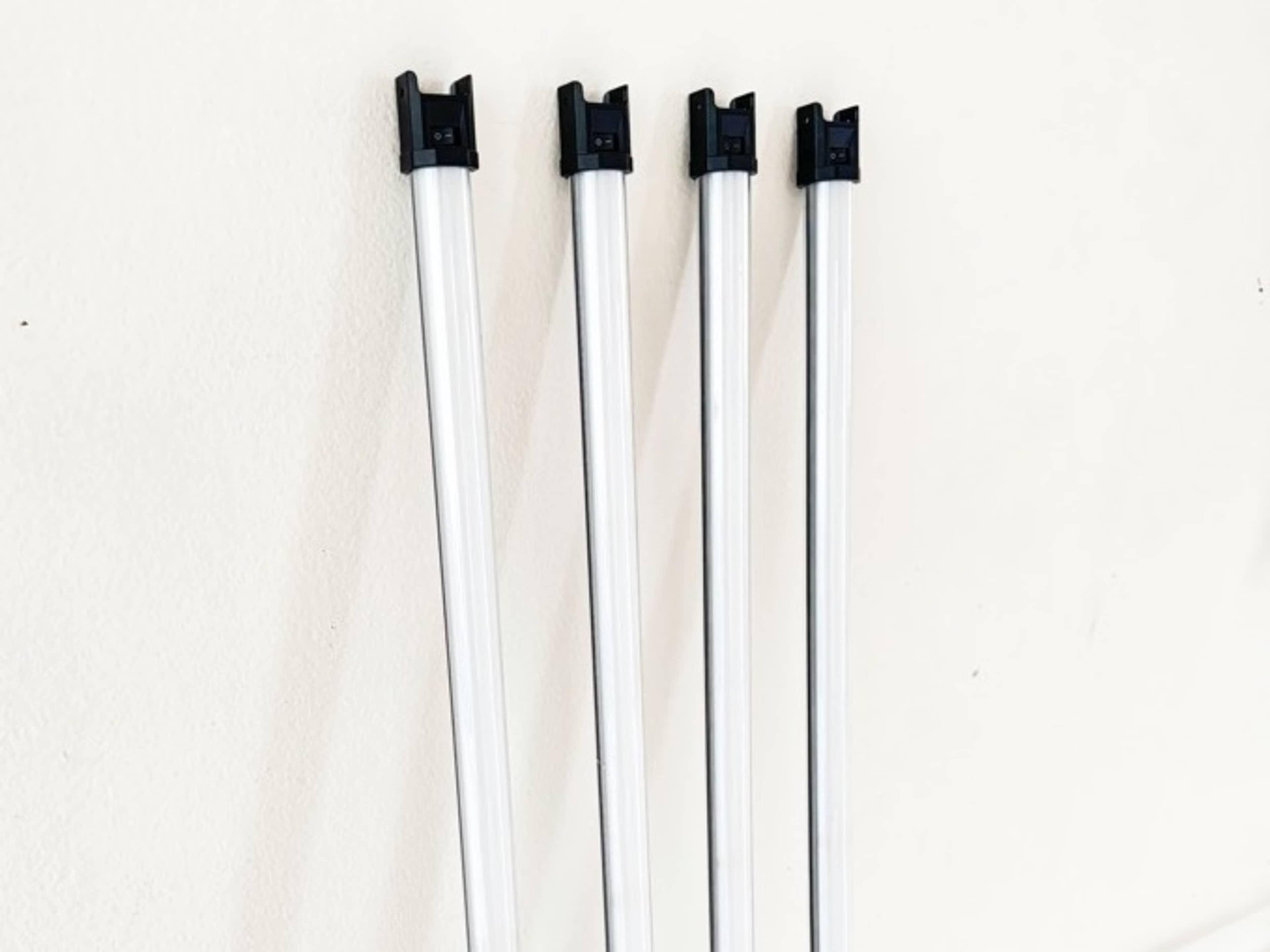 4 LED Tube Lights with Stands 