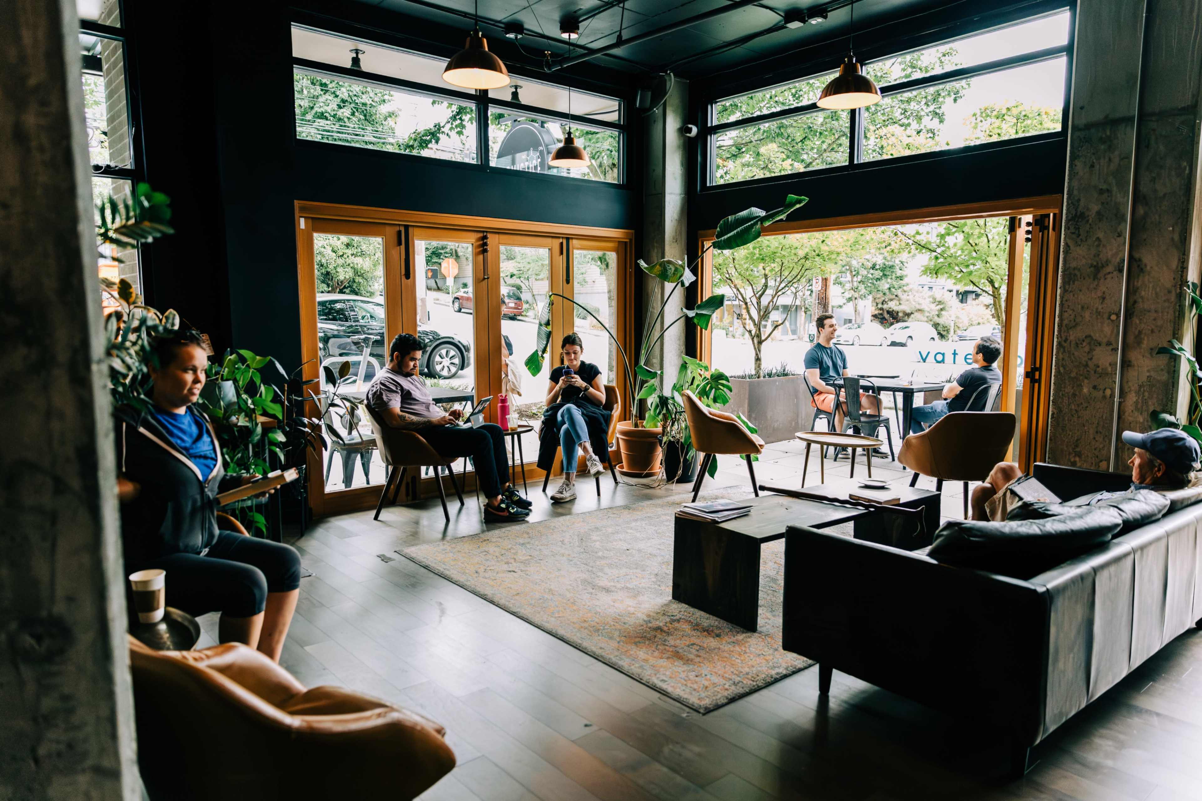 Cozy Urban Cafe Image in Eastlake, Seattle, WA