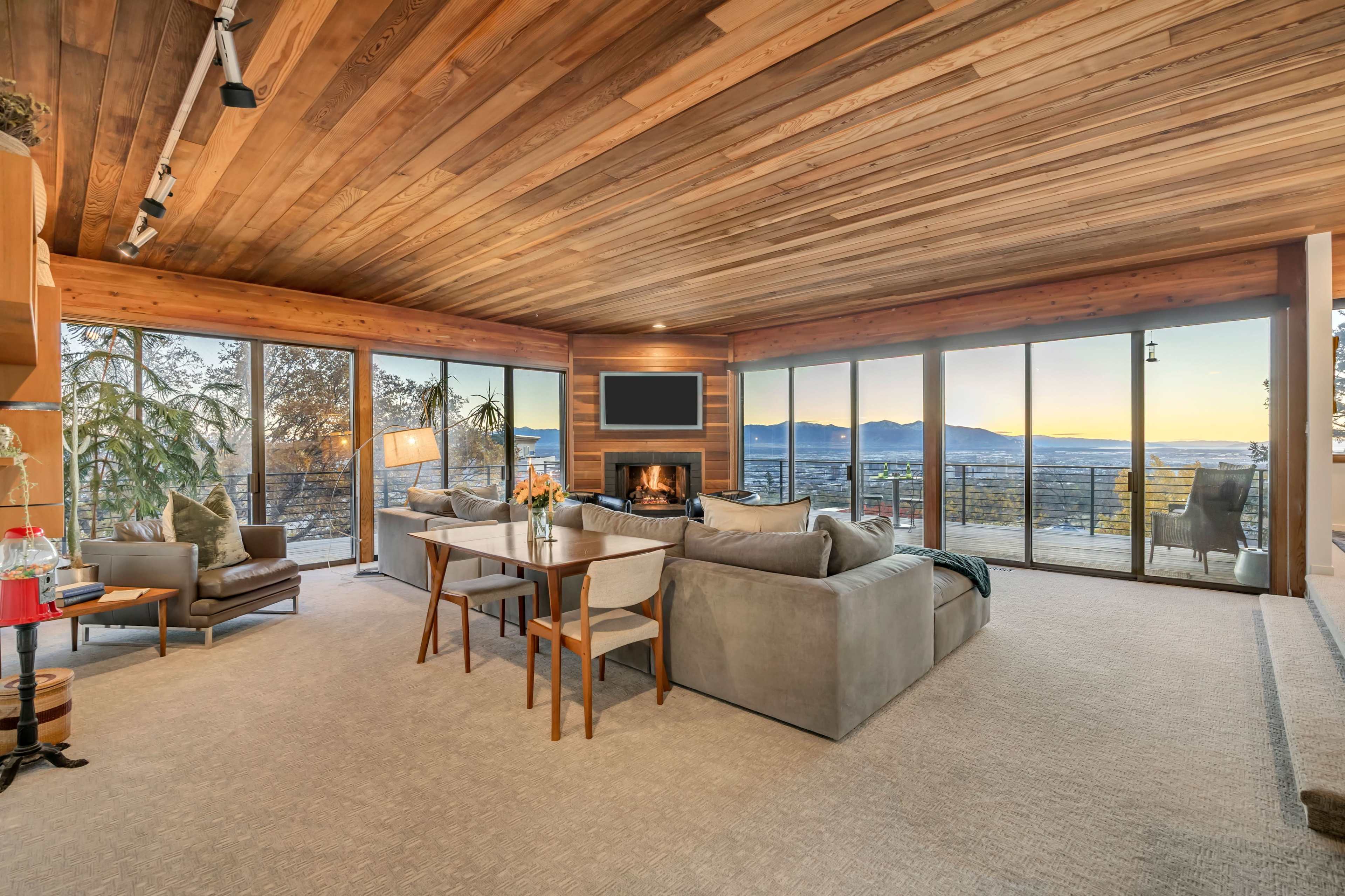 The Lookout: Mid-Century  with Skyline Views + Pool + Hot-tub + Bar Image in The Avenues, Salt Lake City, UT