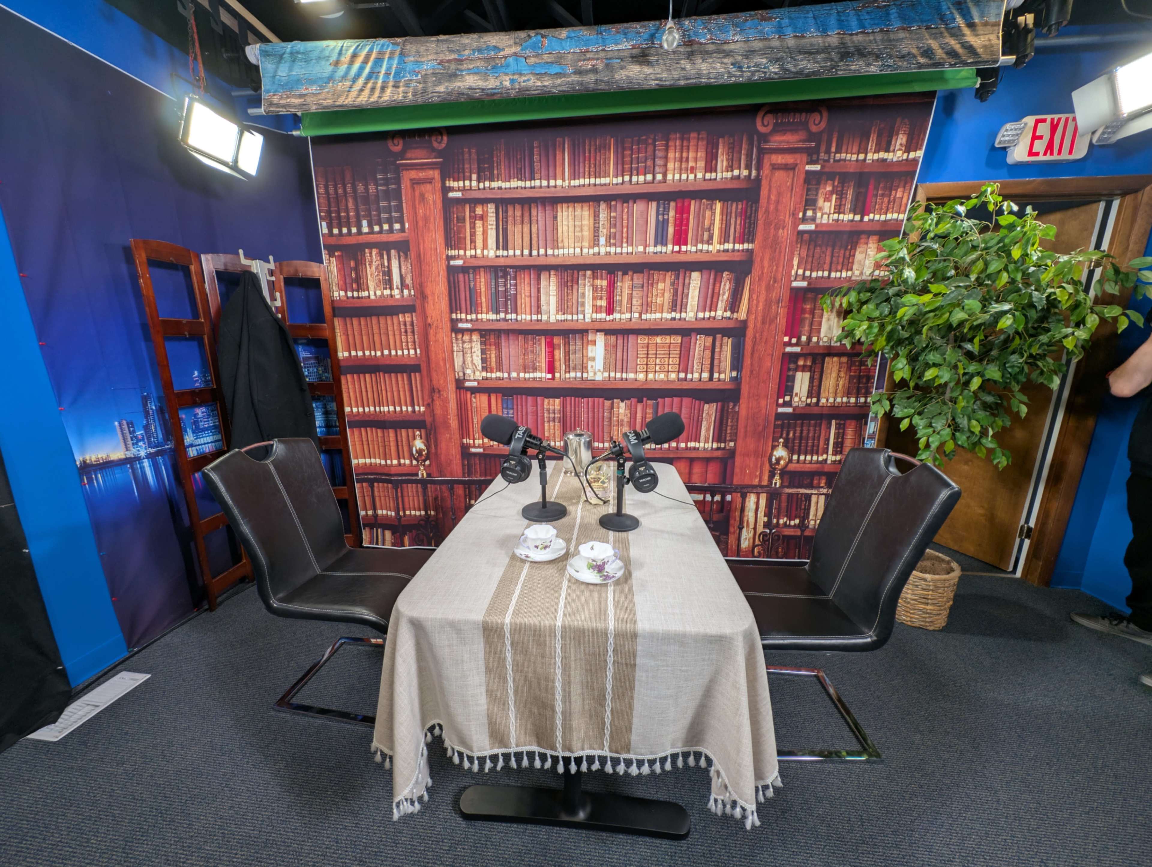 Broadcast/Podcast studio near O'Hare (Studio A) Image in Elk Grove Township, Elk Grove Village, IL