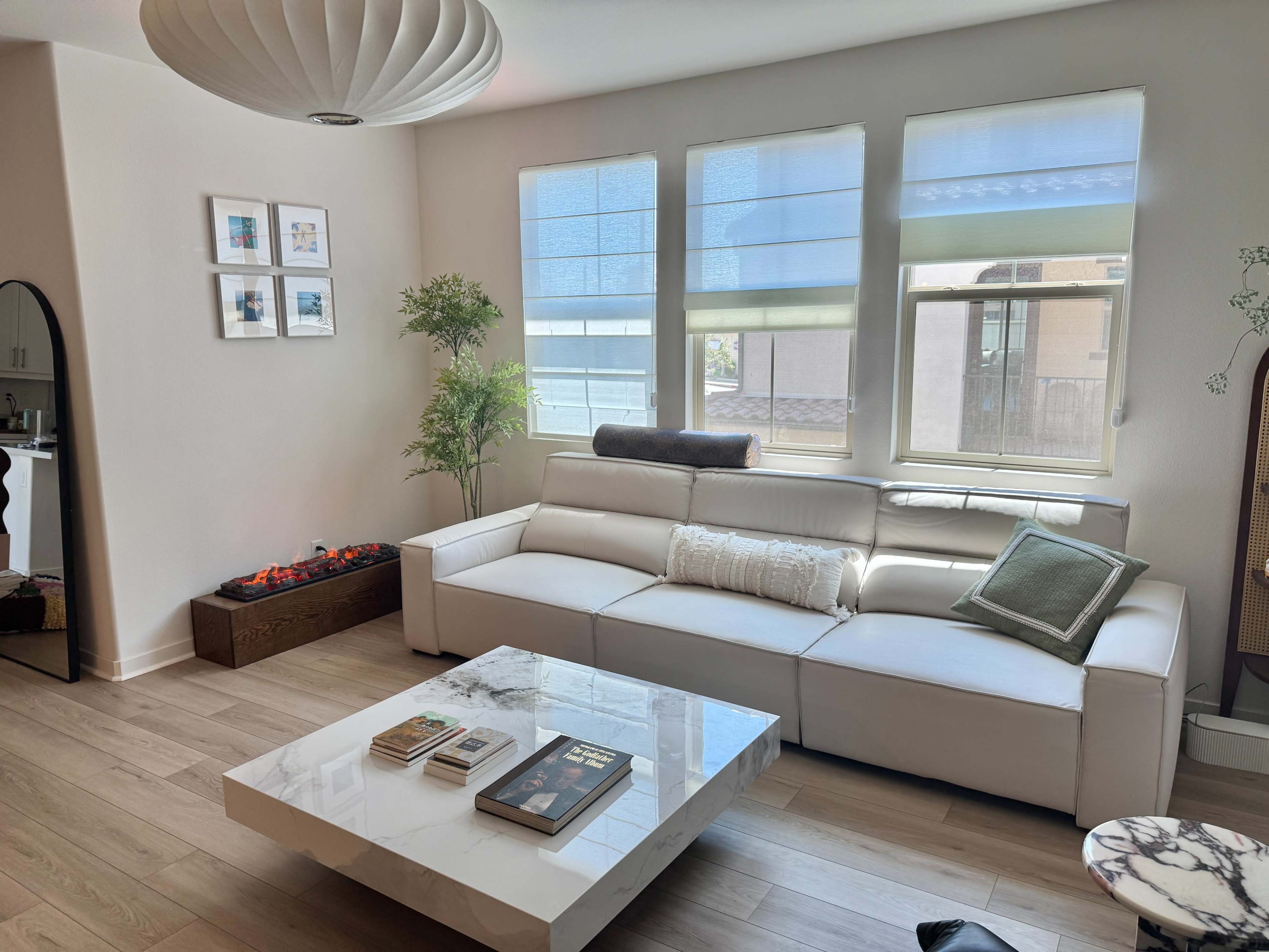 Airy Zen Townhome with Designer Furniture & Art Wall Image in El Monte, El Monte, CA