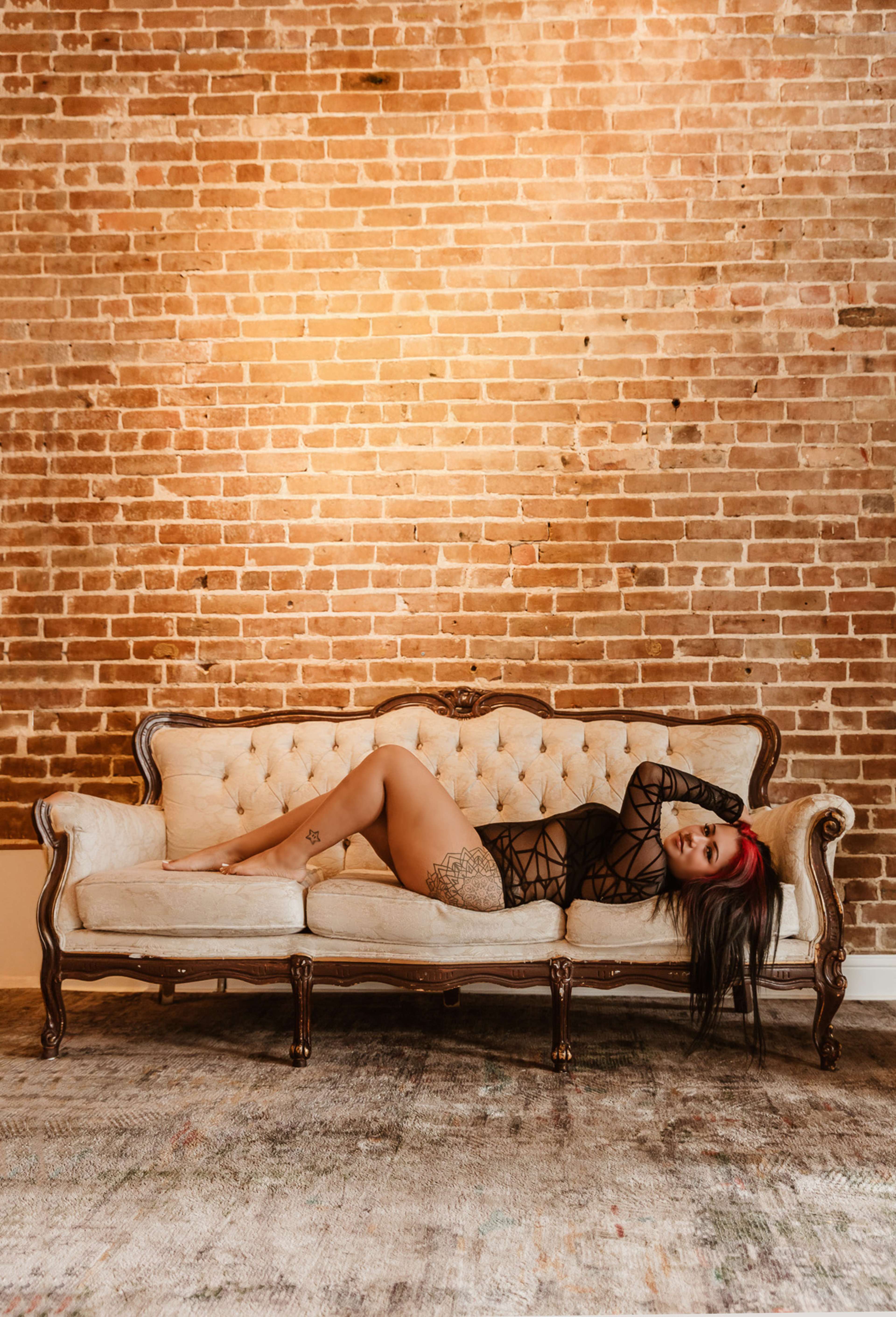 Boudoir photo shoot