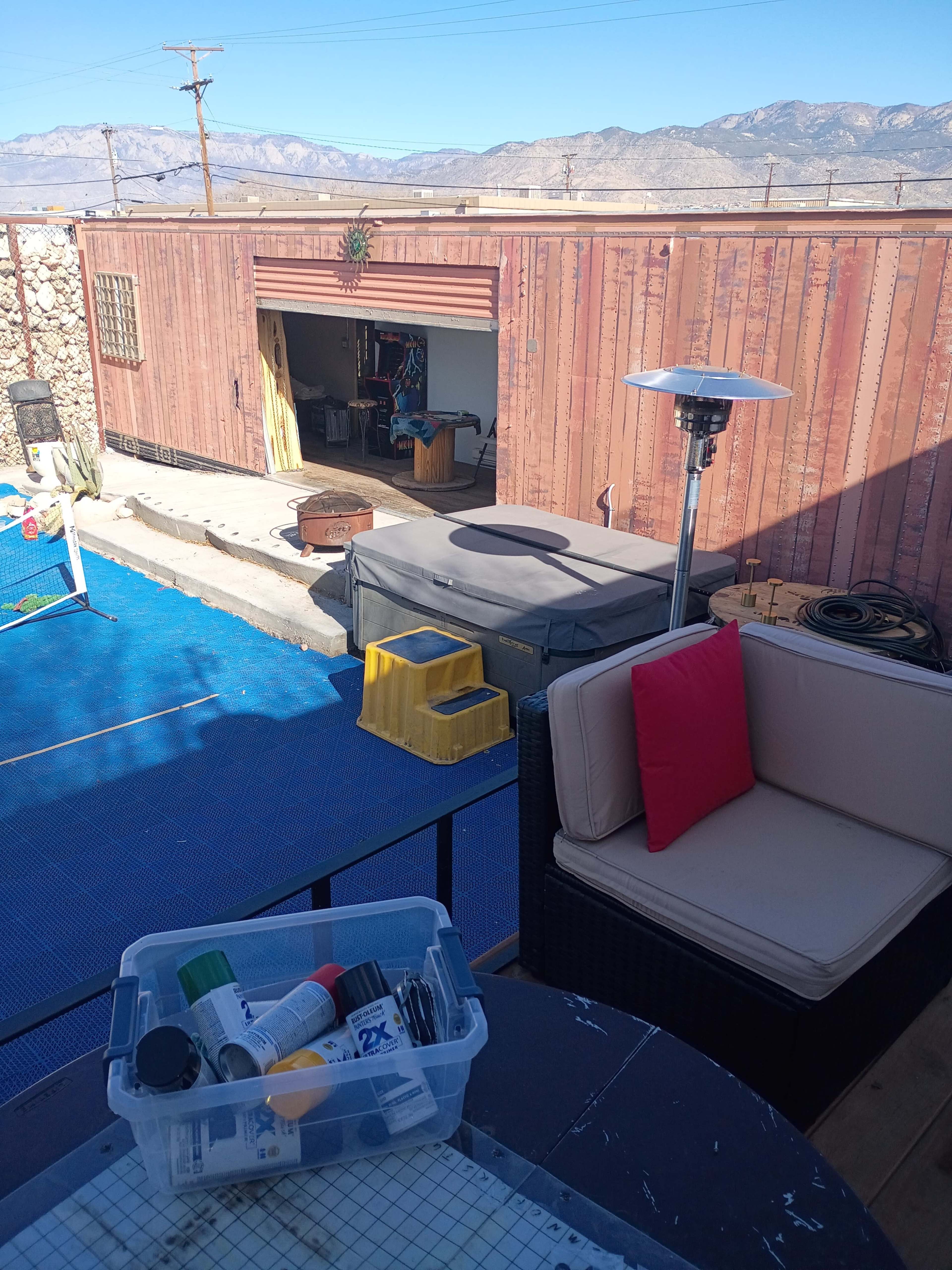 Industrial Graffiti Art Space with Skyline View Image in Trumbull Village, Albuquerque, NM