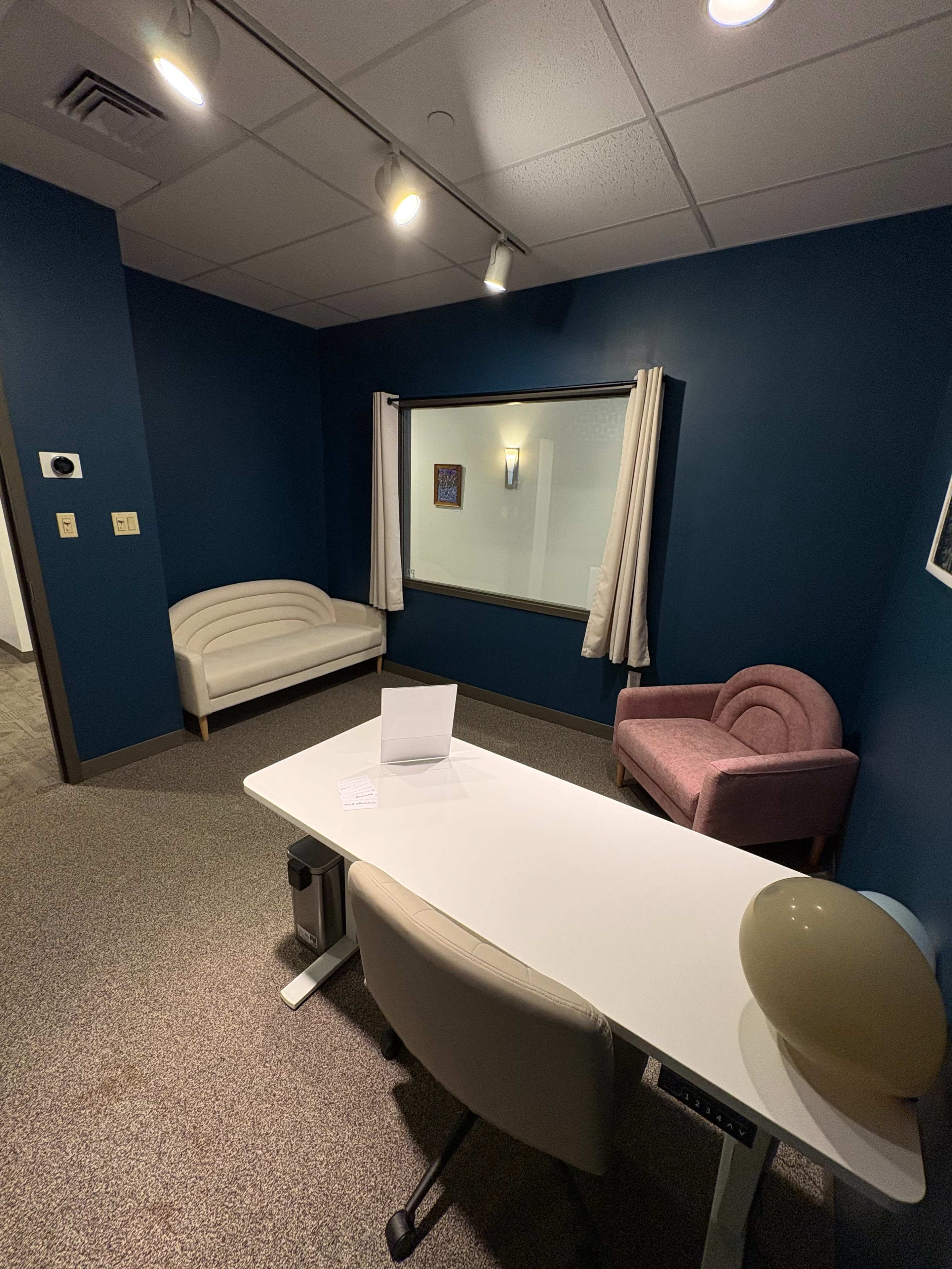 Moody Blue Private Wellness Room for Therapy, Healing & Coaching | Reading MA Image in Reading, Reading, MA