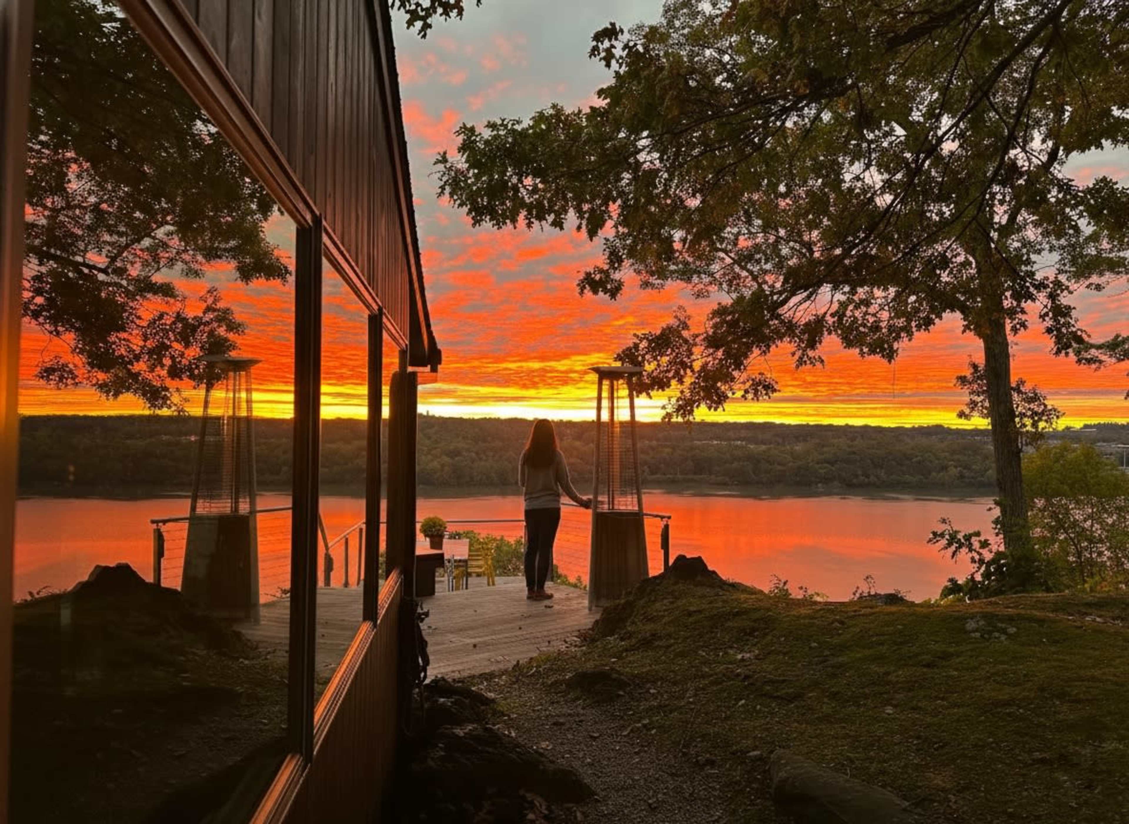 Hudson Valley River House • Stargaze & Sun Views! Image in Lloyd, Highland, NY