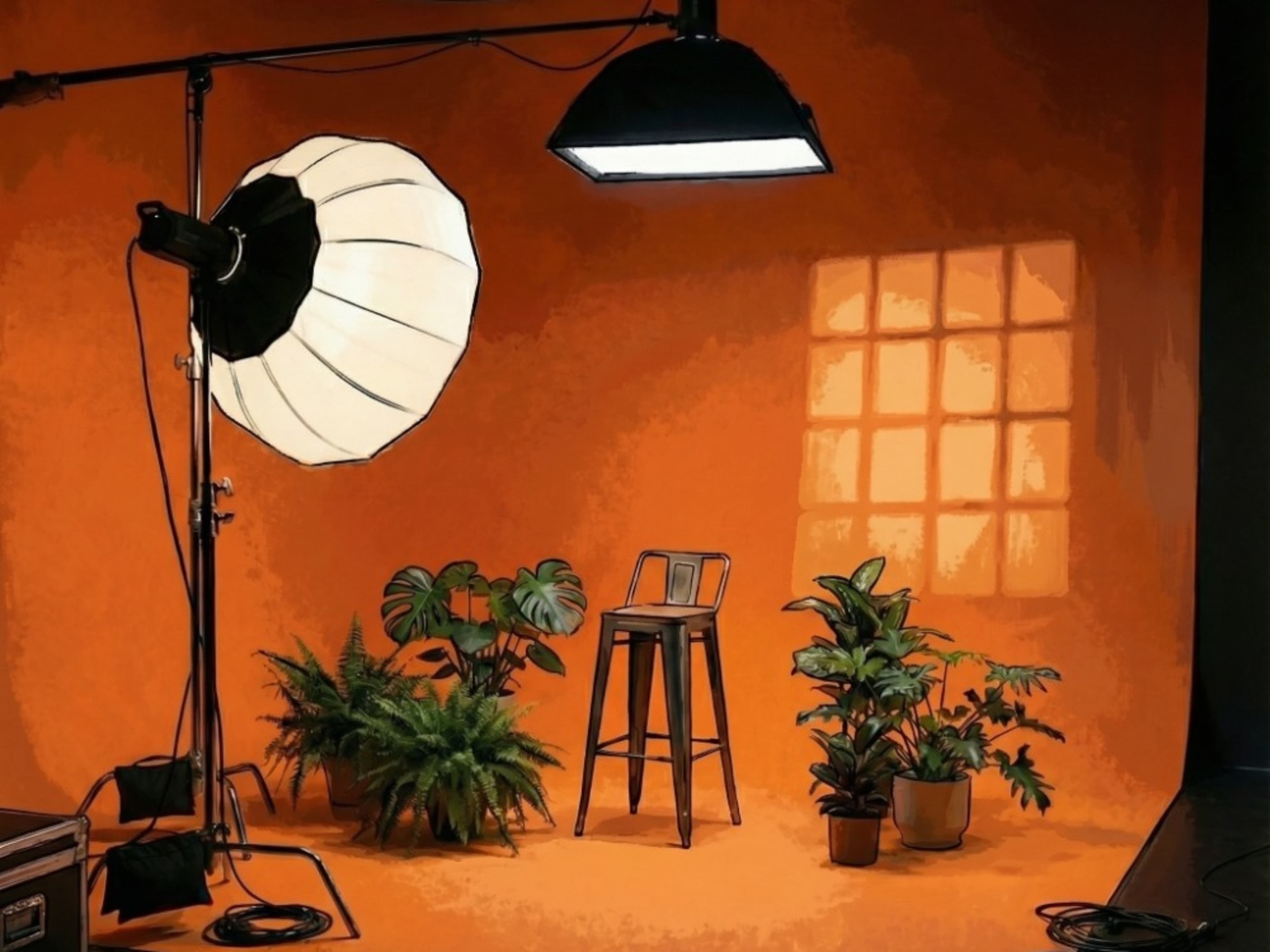 Pre-Lit Interview Setup + Lighting Kit Rental 🔥