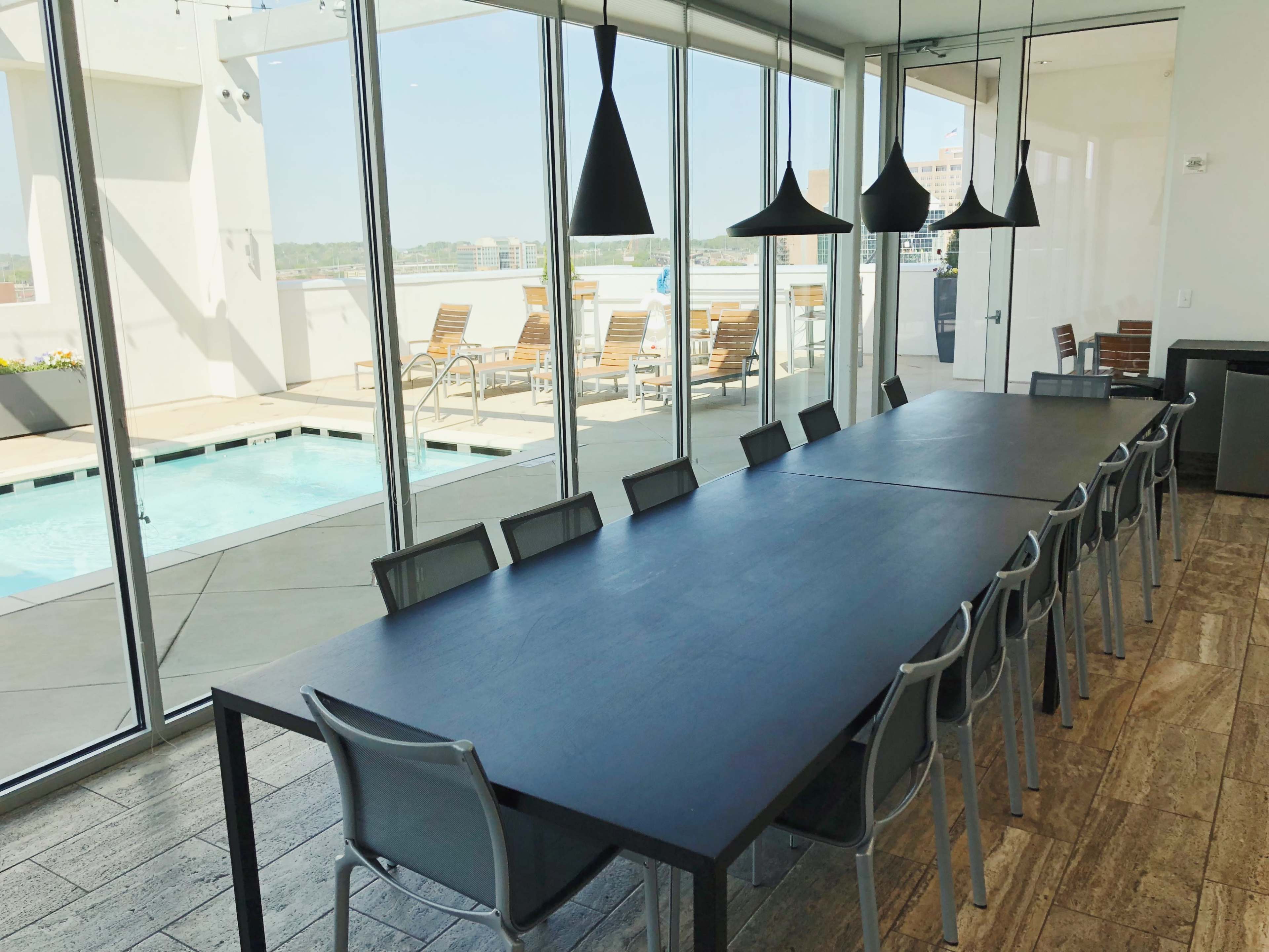 Downtown Beautiful Rooftop Conference Room Image in Fountain Heights, Birmingham, AL