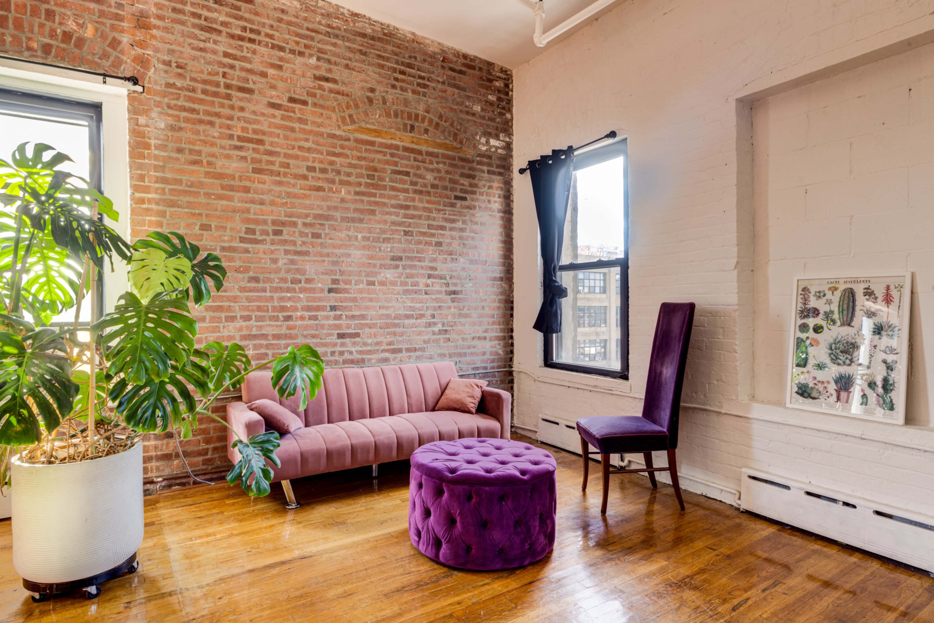 Matka Okno: 🌵Bushwick BRIGHT LIGHT Vintage Kitchen Corner Loft + Profoto+ARRI Lighting 🌿 Urban Jungle 🌿 20+ Color Seamless/Profoto 🌵Morgan L Image in Bushwick, Brooklyn, NY