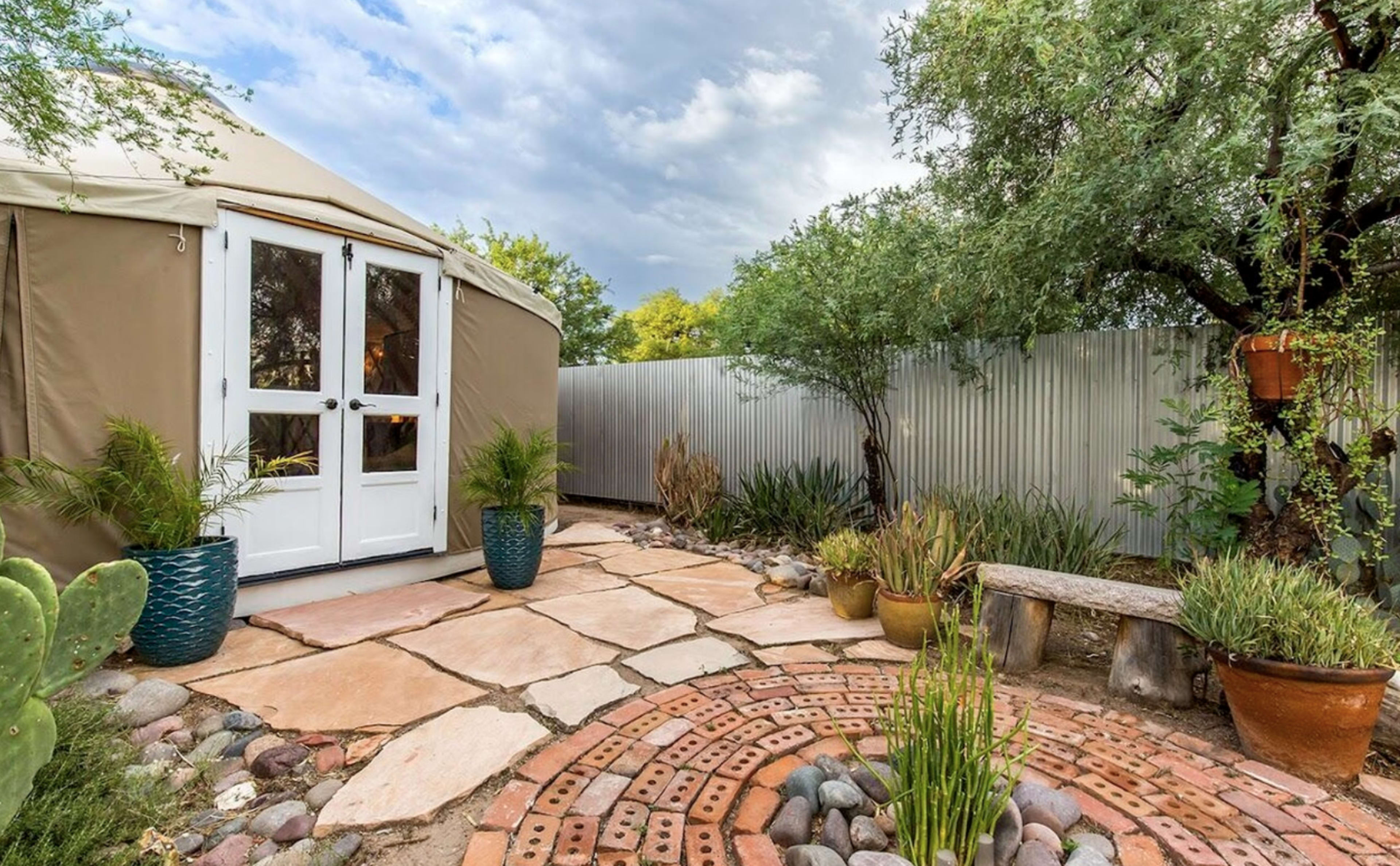 Serene Yurt in Downtown Tucson Image in Menlo Park, Tucson, AZ