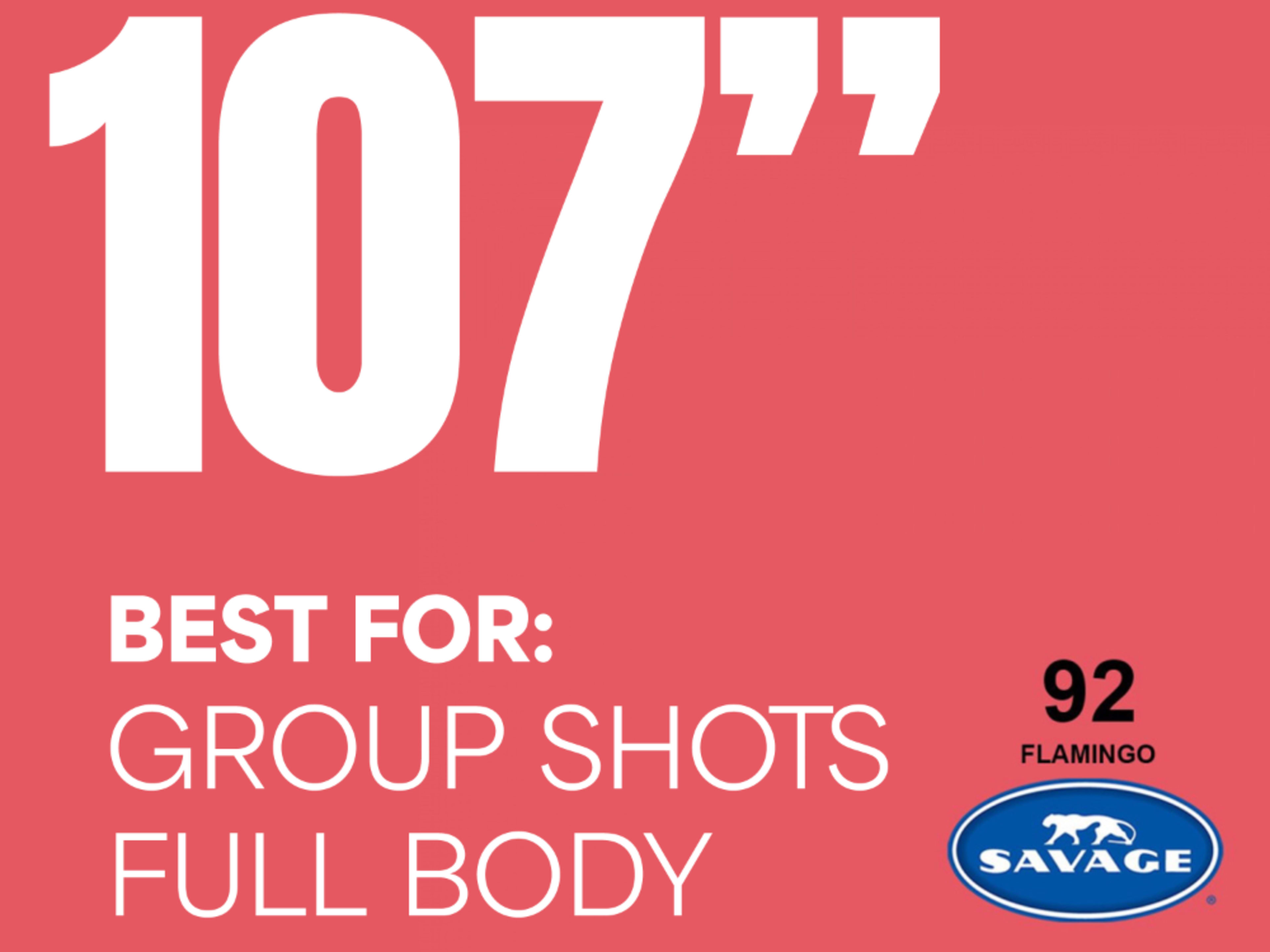 107" FLAMINGO Seamless Paper