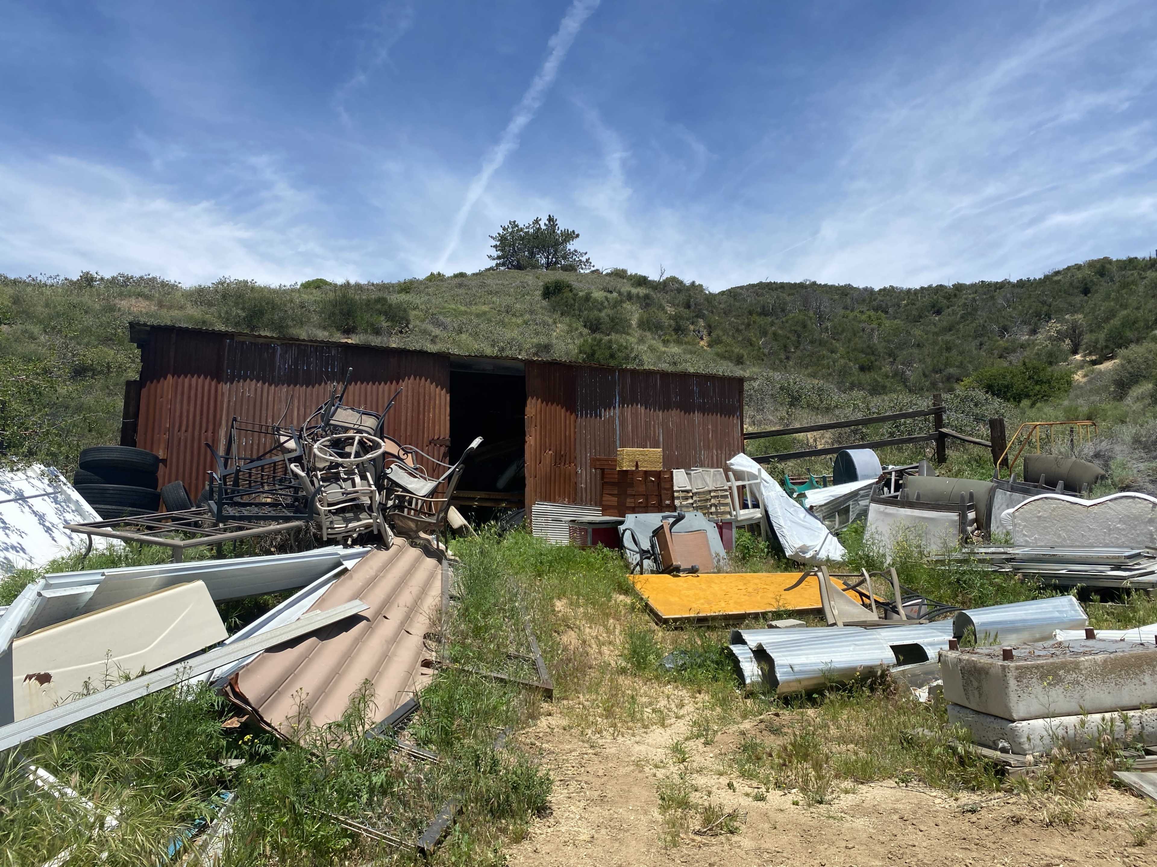 High Desert Junkyard – Rusted Tools, Tires, and Metal Chaos Image in Leona Valley, Leona Valley, CA
