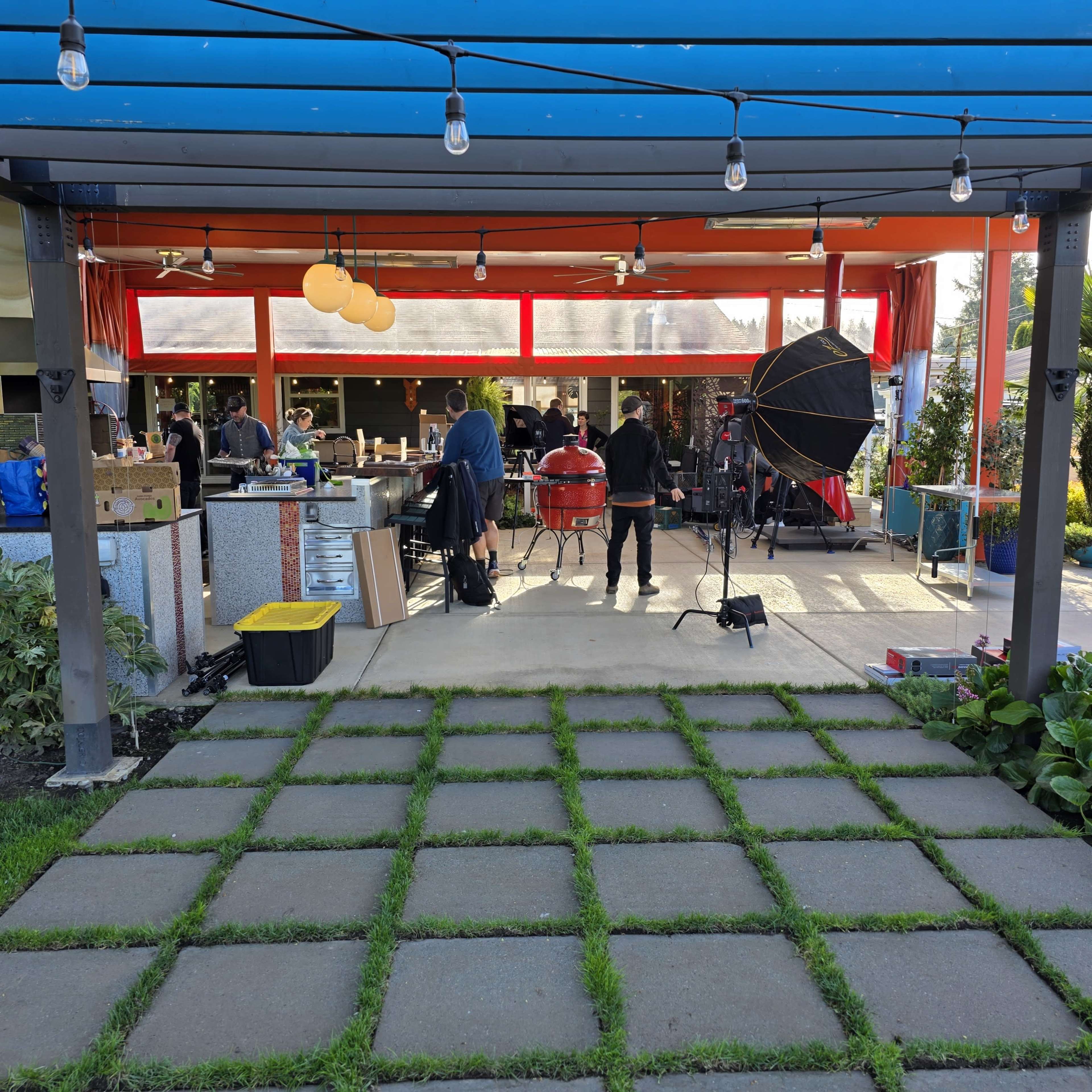 Mid-Century Outdoor Pavilion with full Kitchen, Garden, Greenhouse, Barn, Pasture, Livestock Image in , Oregon City, OR