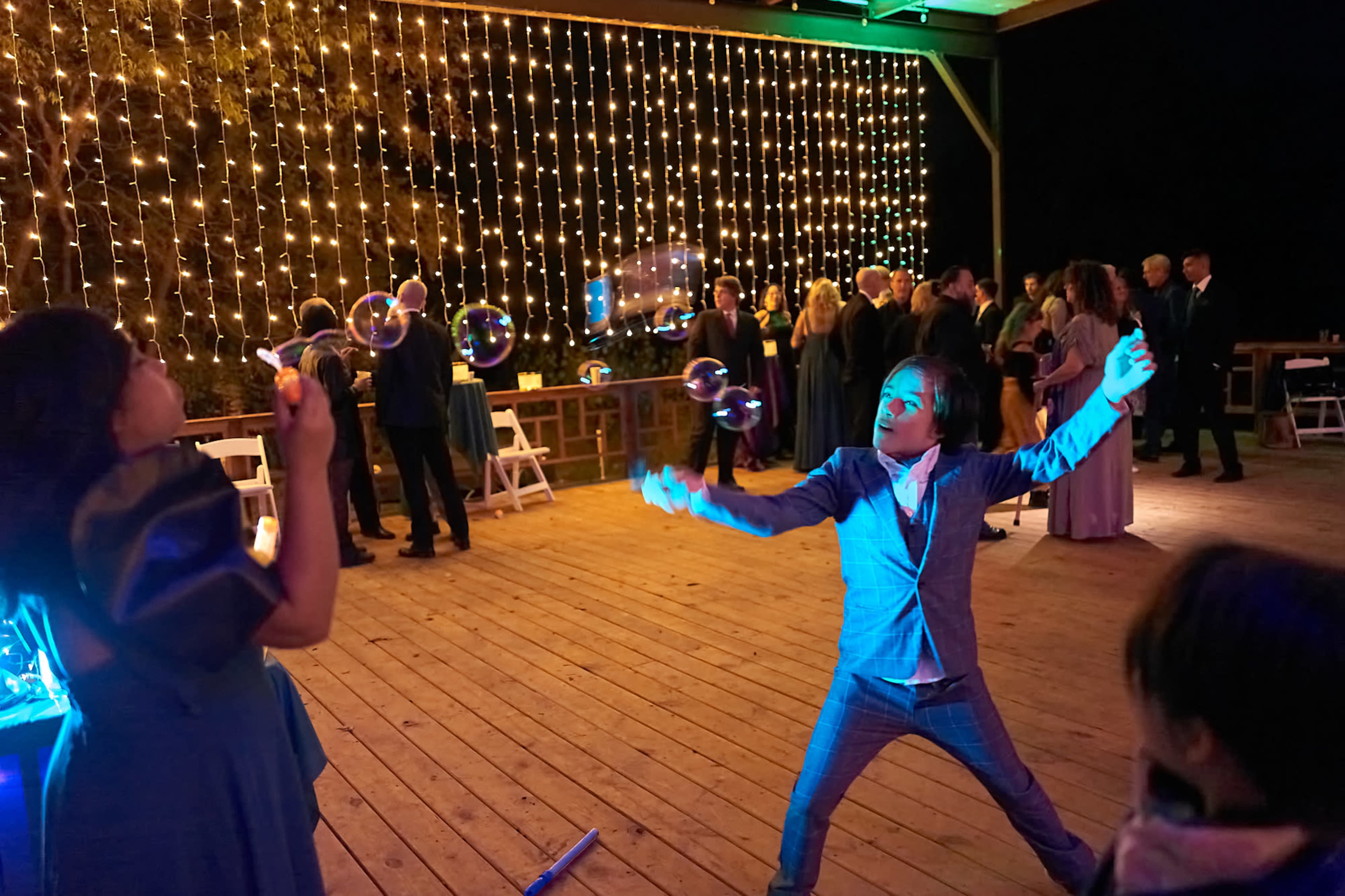 Event space overlooking our pond on 10 acre land. Image in Leander, Leander, TX