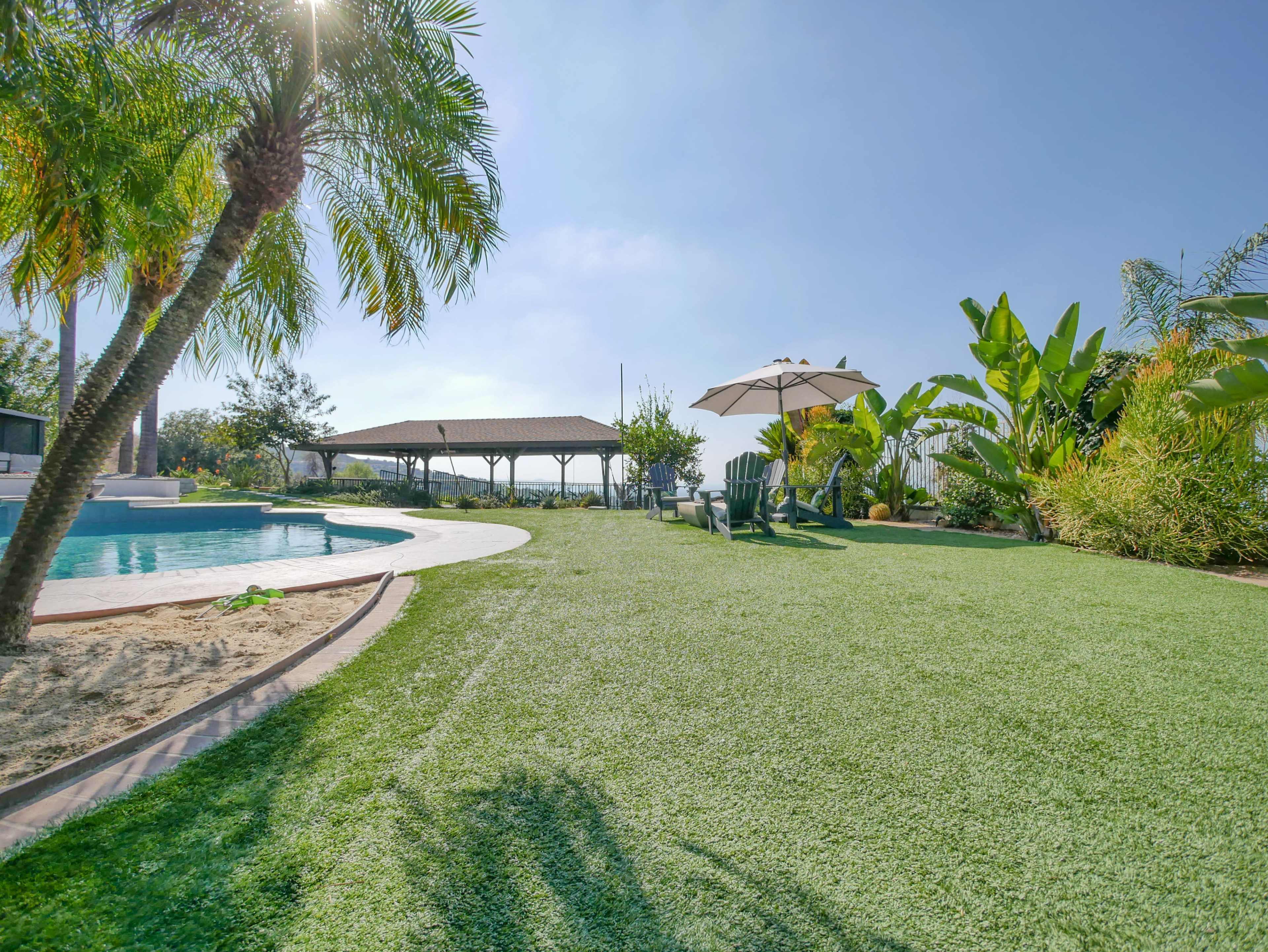 Luxury Hilltop Resort style backyard with Deluxe Airstream Image in West Covina, West Covina, CA