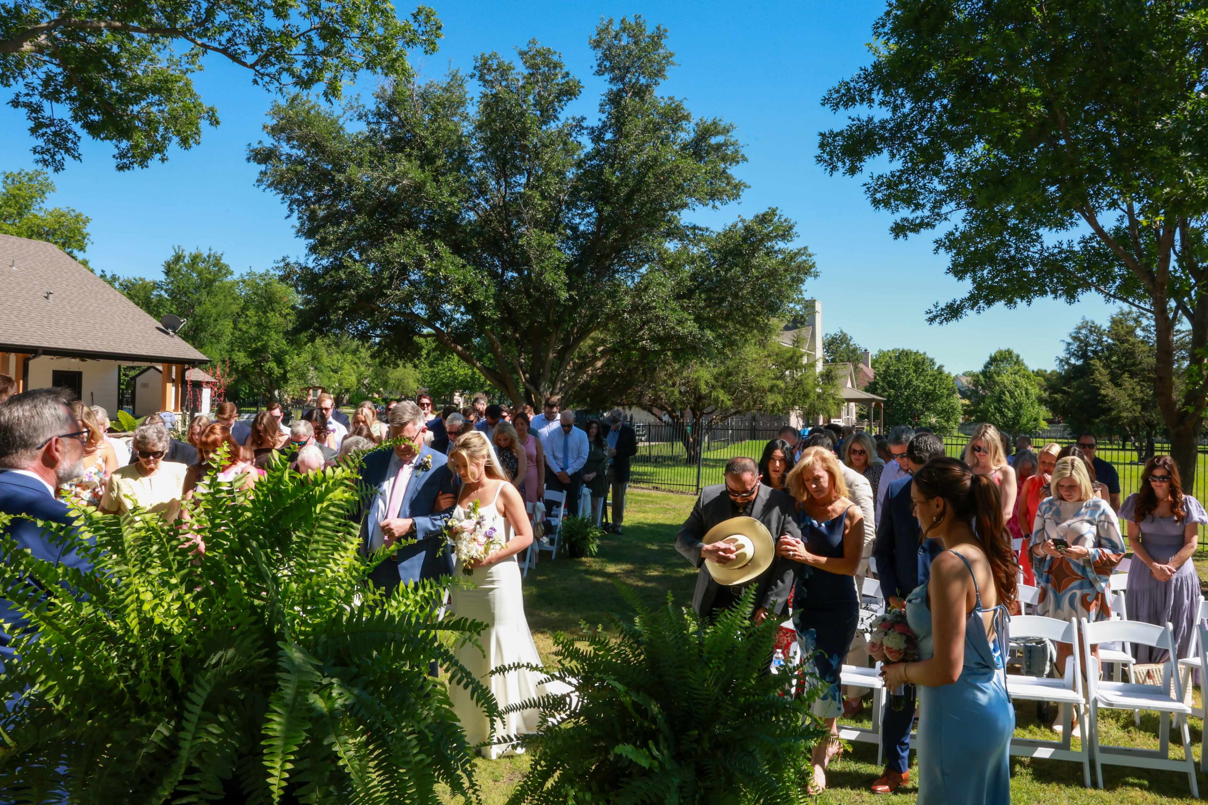 Charming outdoor space under a canopy of trees Image in Aurora, Aurora, TX