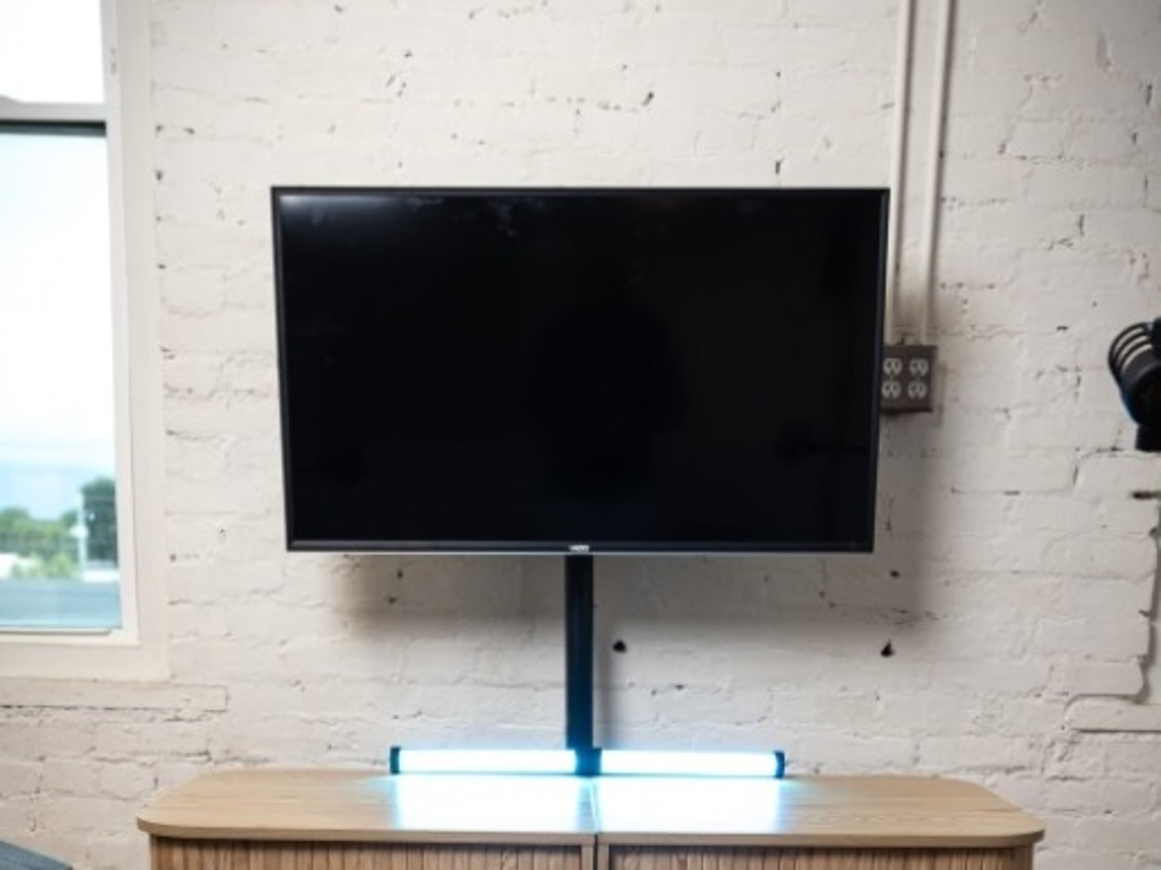 Monitor on stand