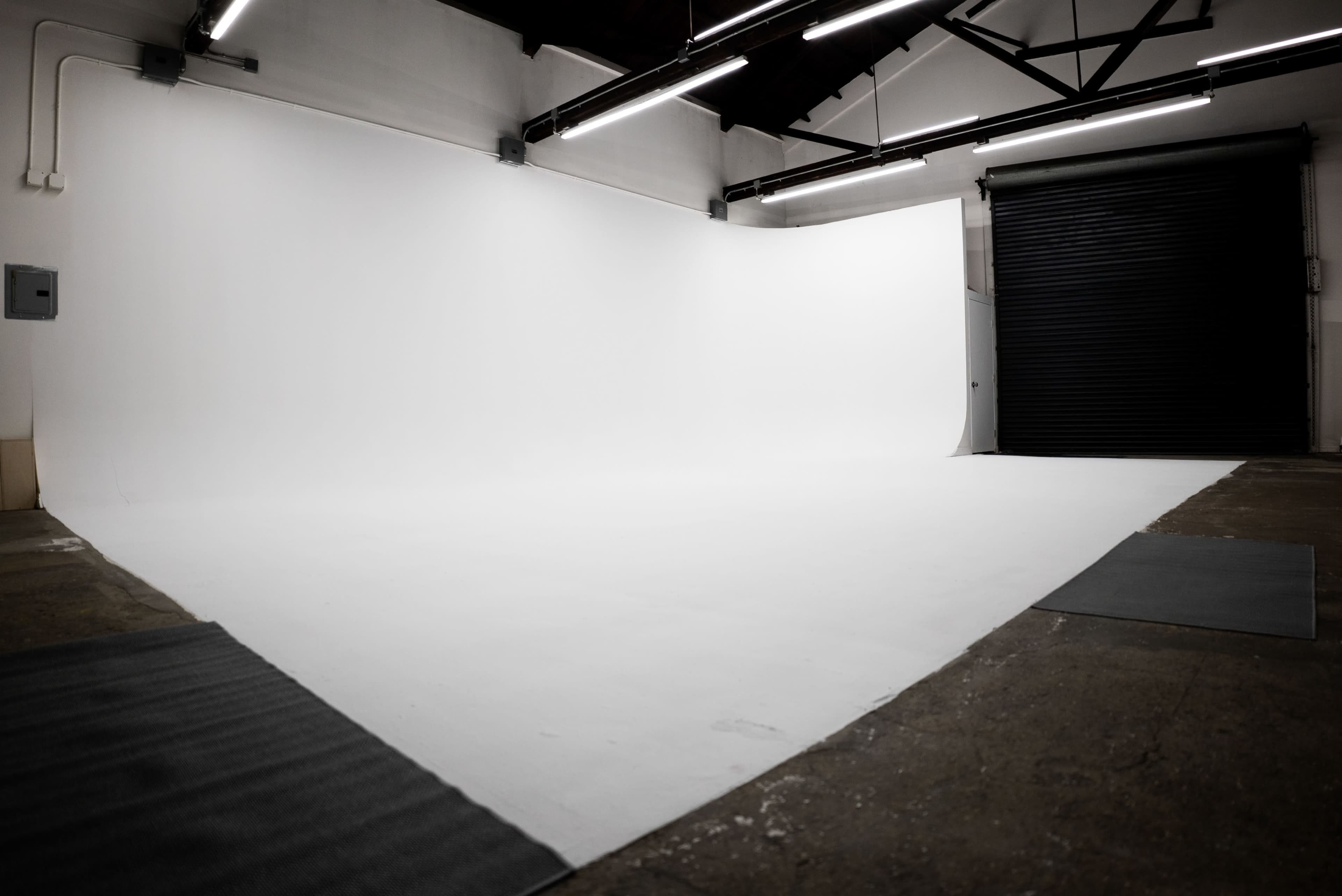 DTLA Arts District | 30ft RGB Cyc Wall | Full Production Studio | Roll Up Door Entrance | Free Parking Image in Boyle Heights, Los Angeles, CA
