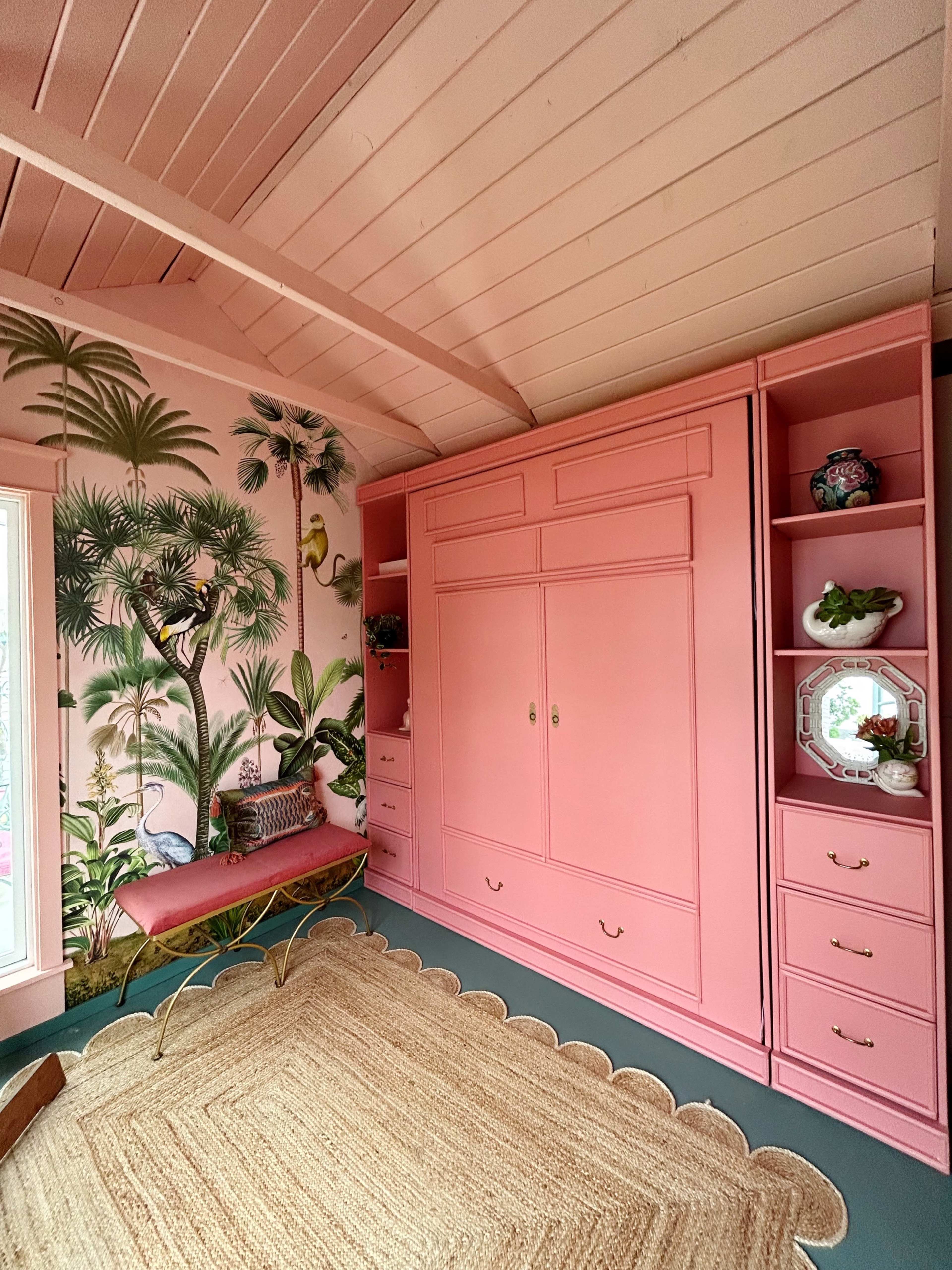 Old Town Pink Pool House Image in Orange, Orange, CA