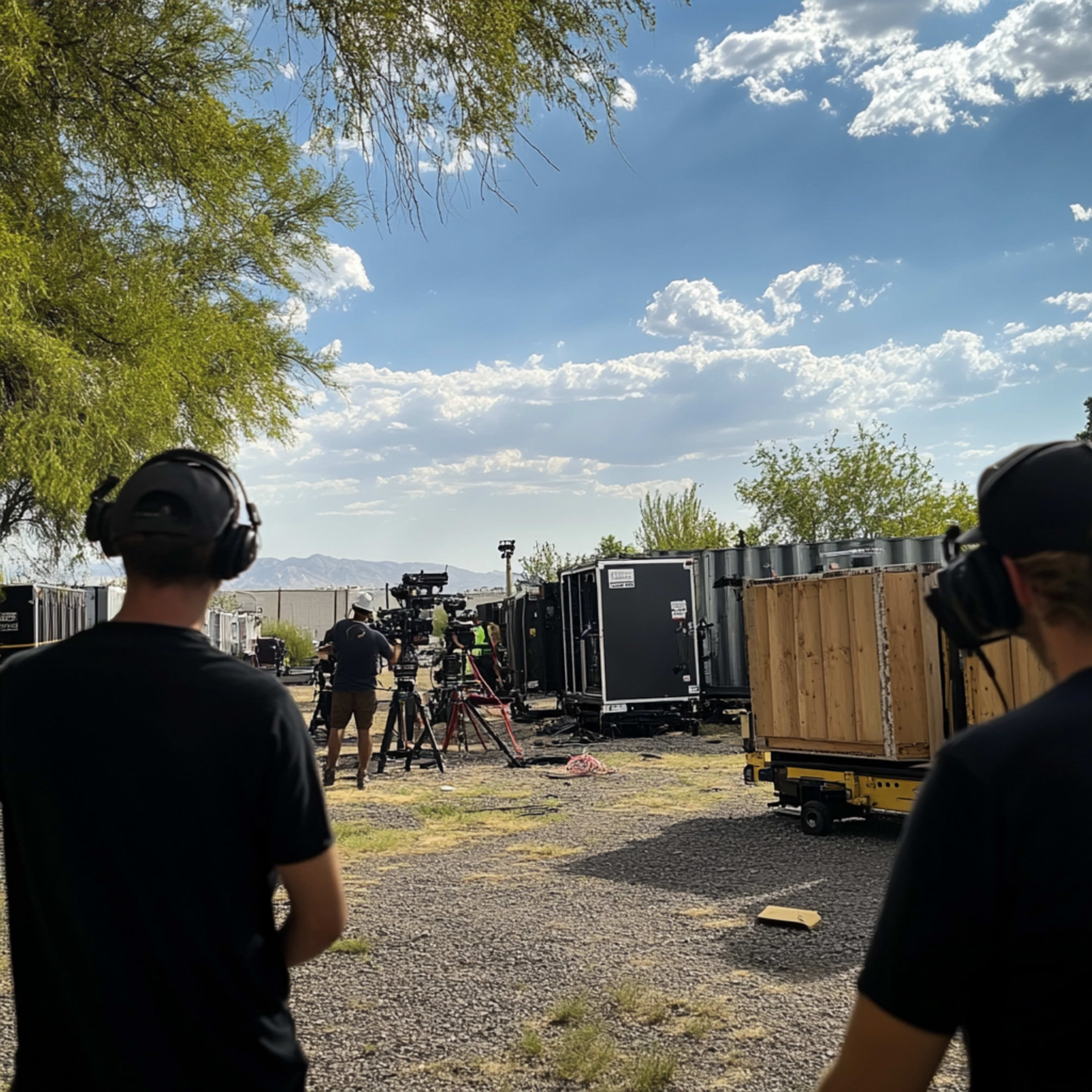 Desert Horse Ranch and Shipping Container Yard Image in Lancaster, Lancaster, CA