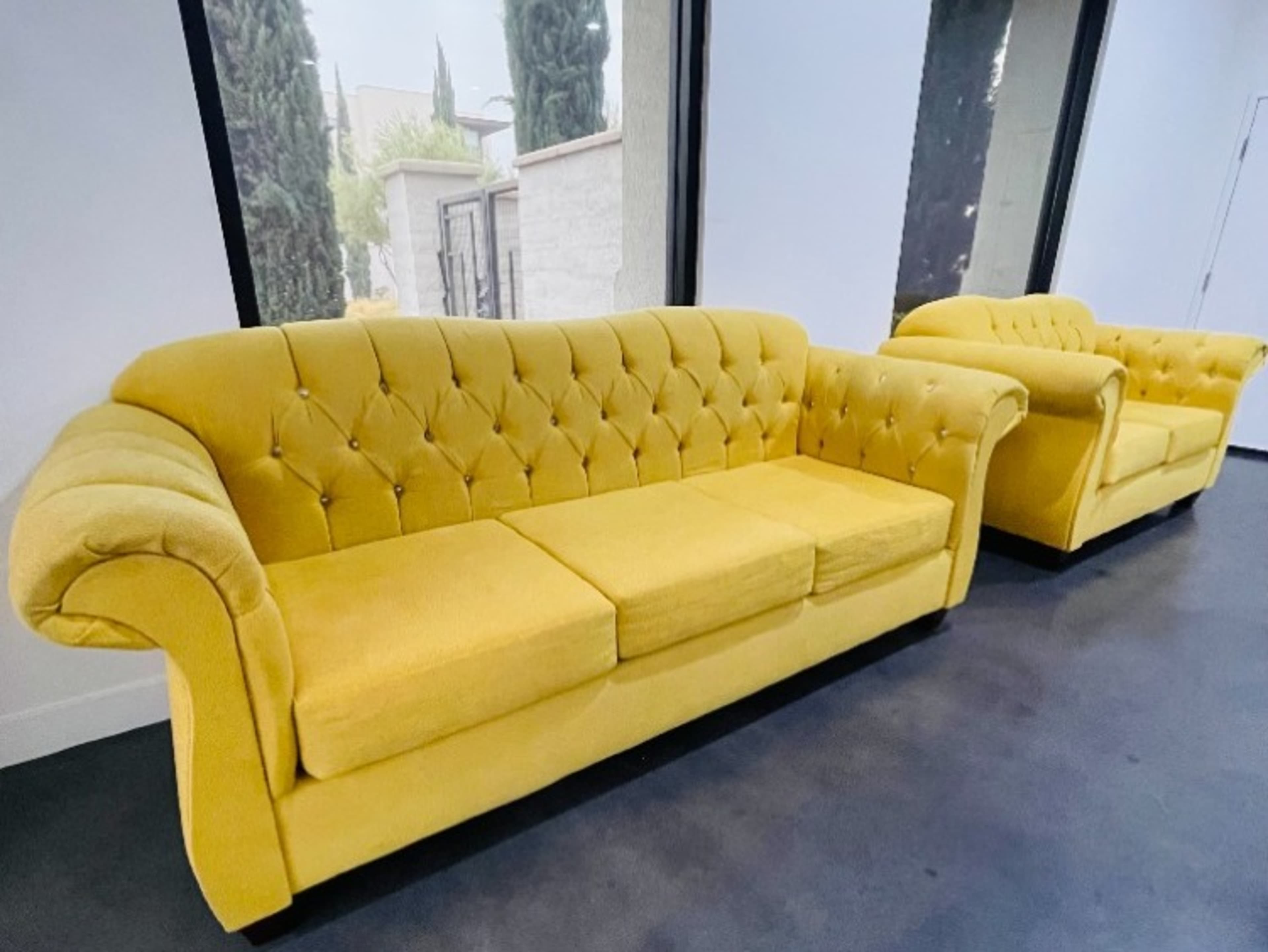 sofa and loveseat