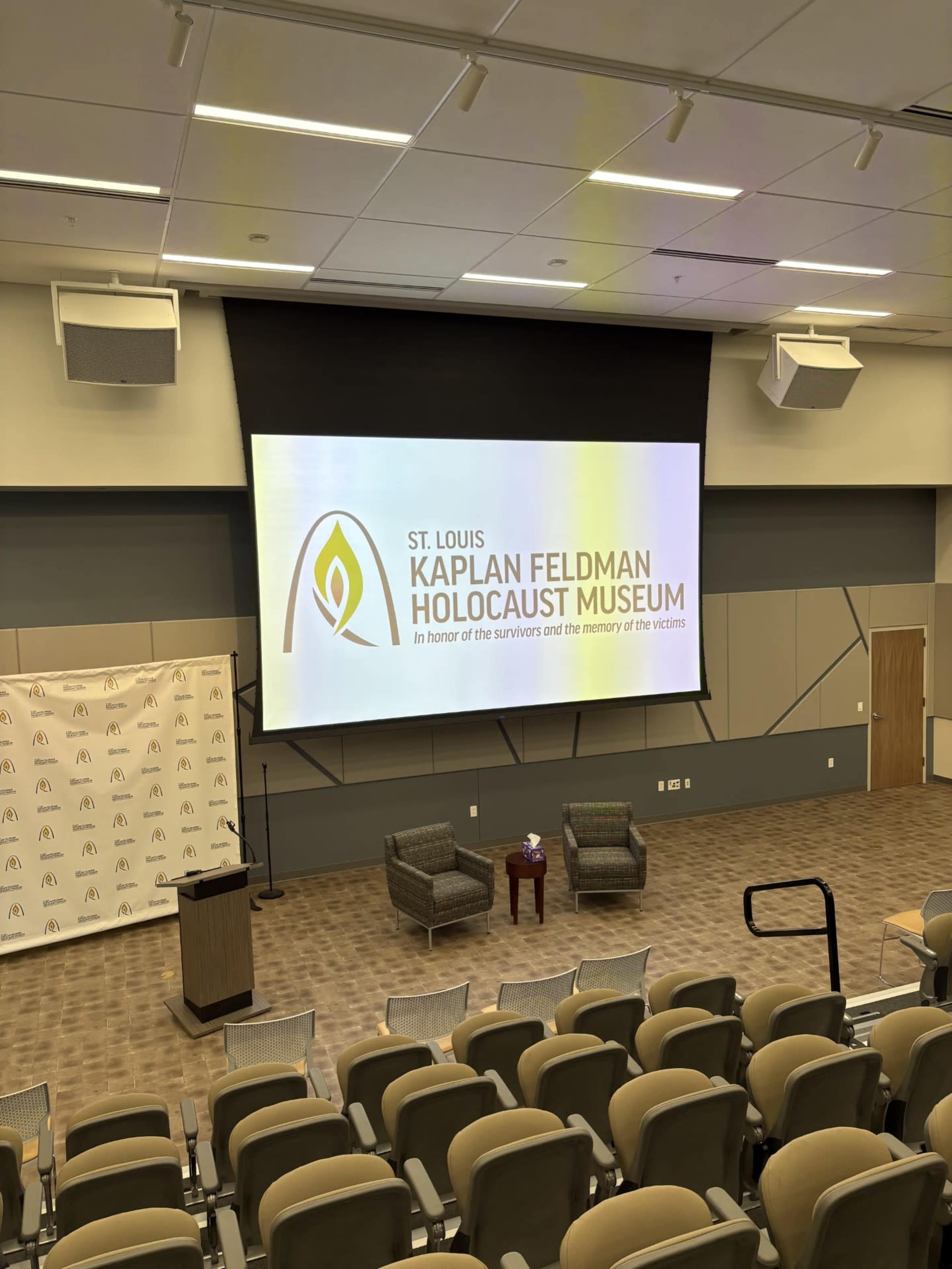 Modern auditorium space in St. Louis County Image in Creve Coeur Township, St. Louis, MO