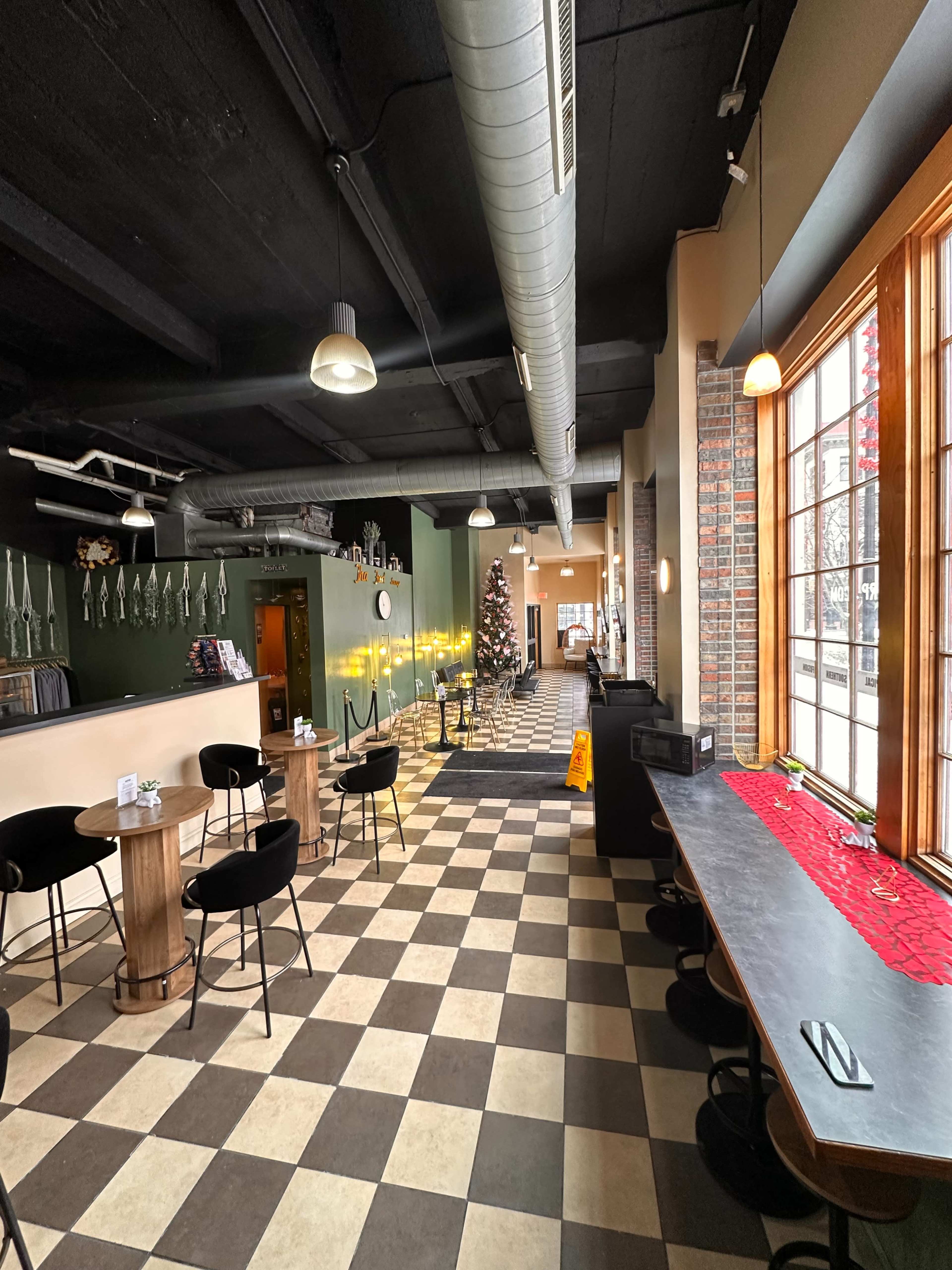 Downtown, Food Lounge, Vibrant, Classy, Open concept Image in Downtown, Buffalo, NY