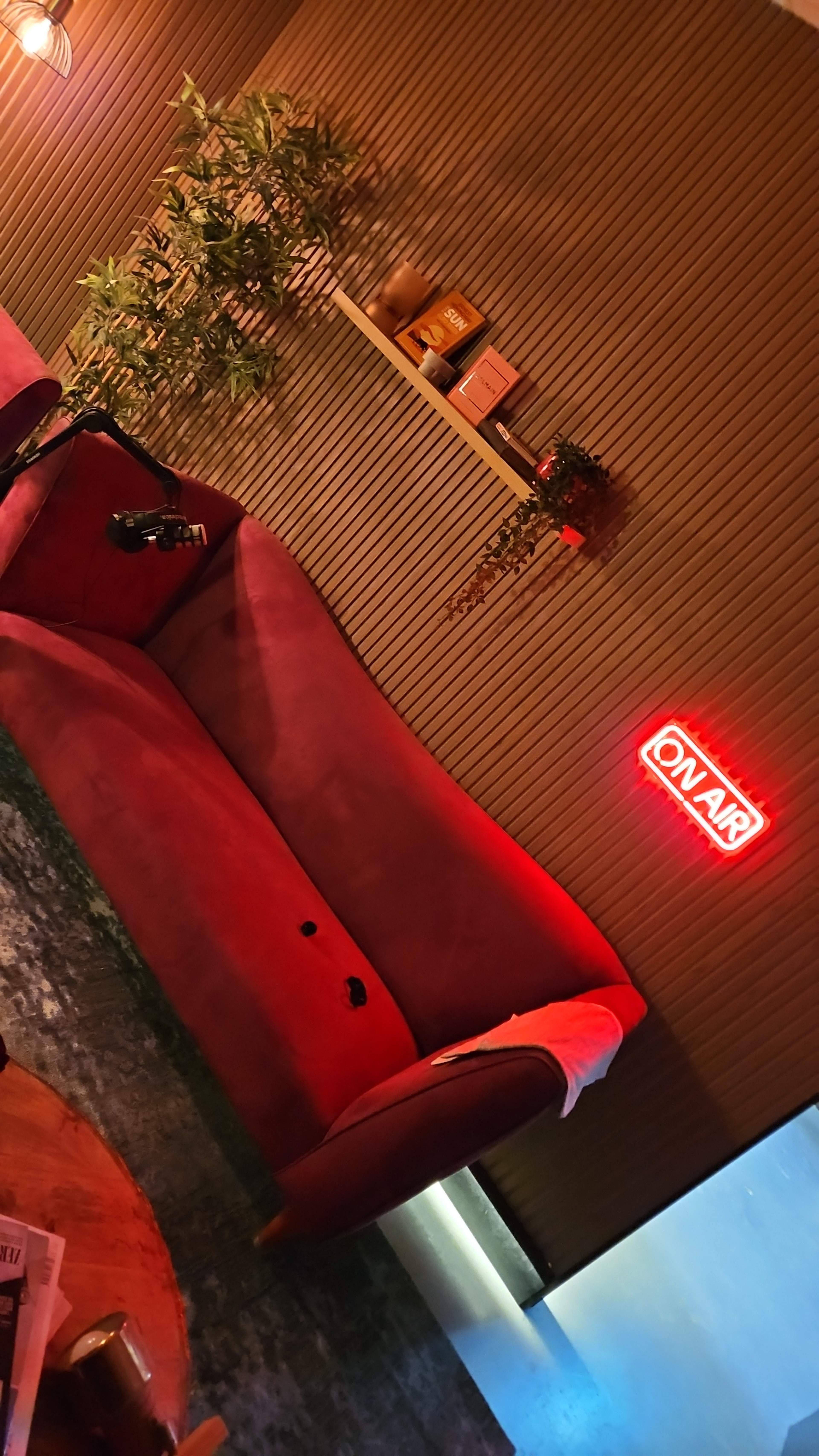 Stylish Podcast & Content Studio with Luxe Velvet Lounges | Melbourne West Image in Braybrook, Braybrook, VIC