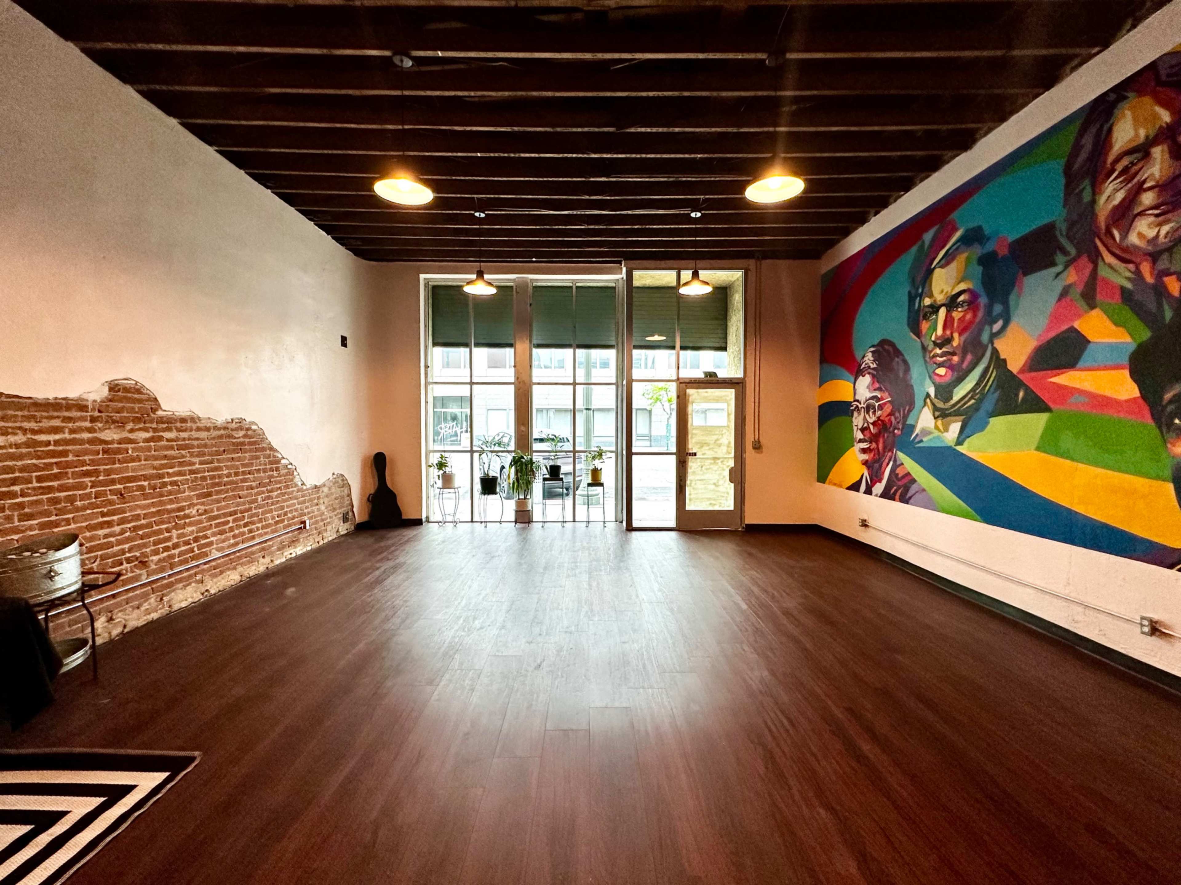 Downtown Gallery with Mural & Artistic Alleyway Image in Carousel, San Bernardino, CA