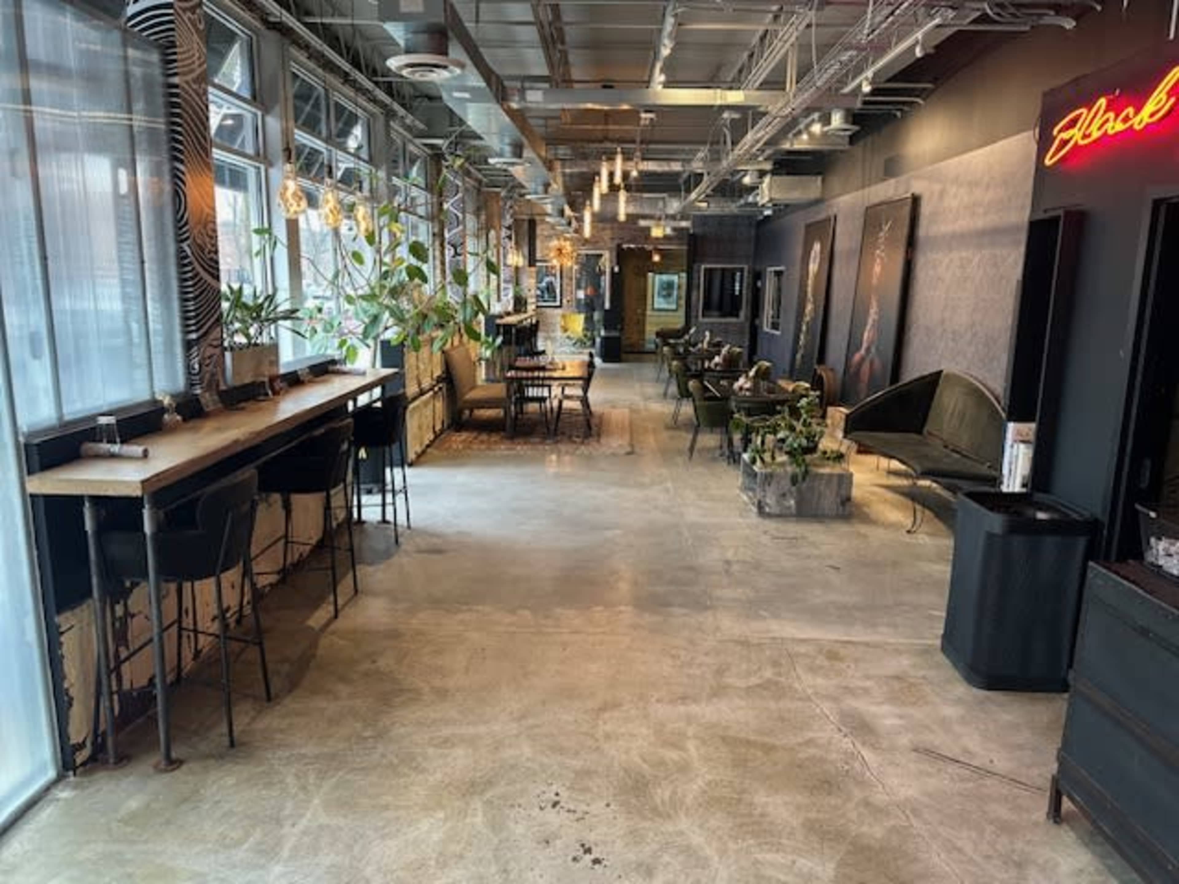 Modern and furnished event space with natural light Image in Kenwood, chicago, IL