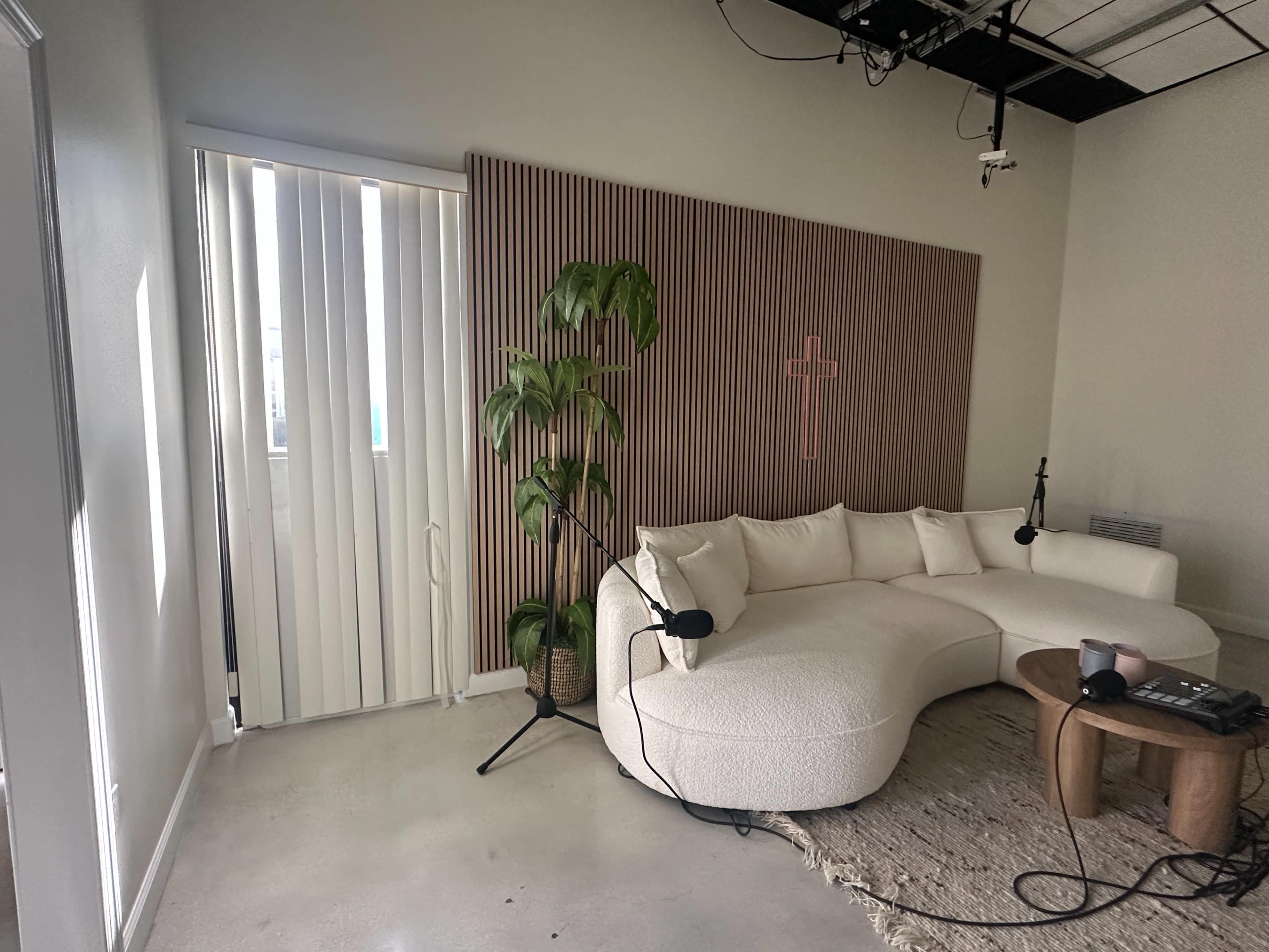 Aesthetic Studio, Podcast Room, Modern & Clean Vibe, Plants Image in Pompano Beach, Pompano, FL