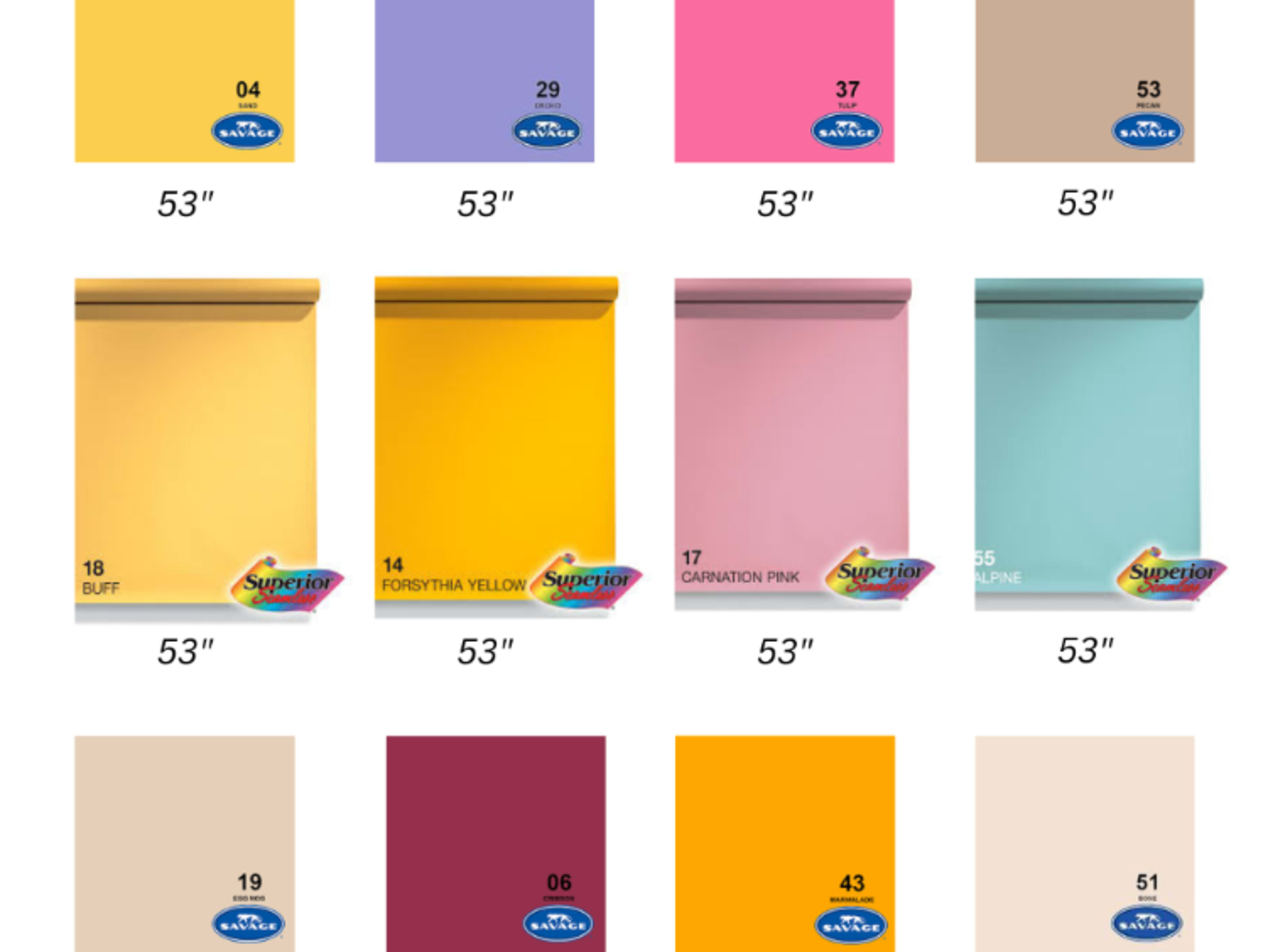 Additional Seamless Paper Backdrops