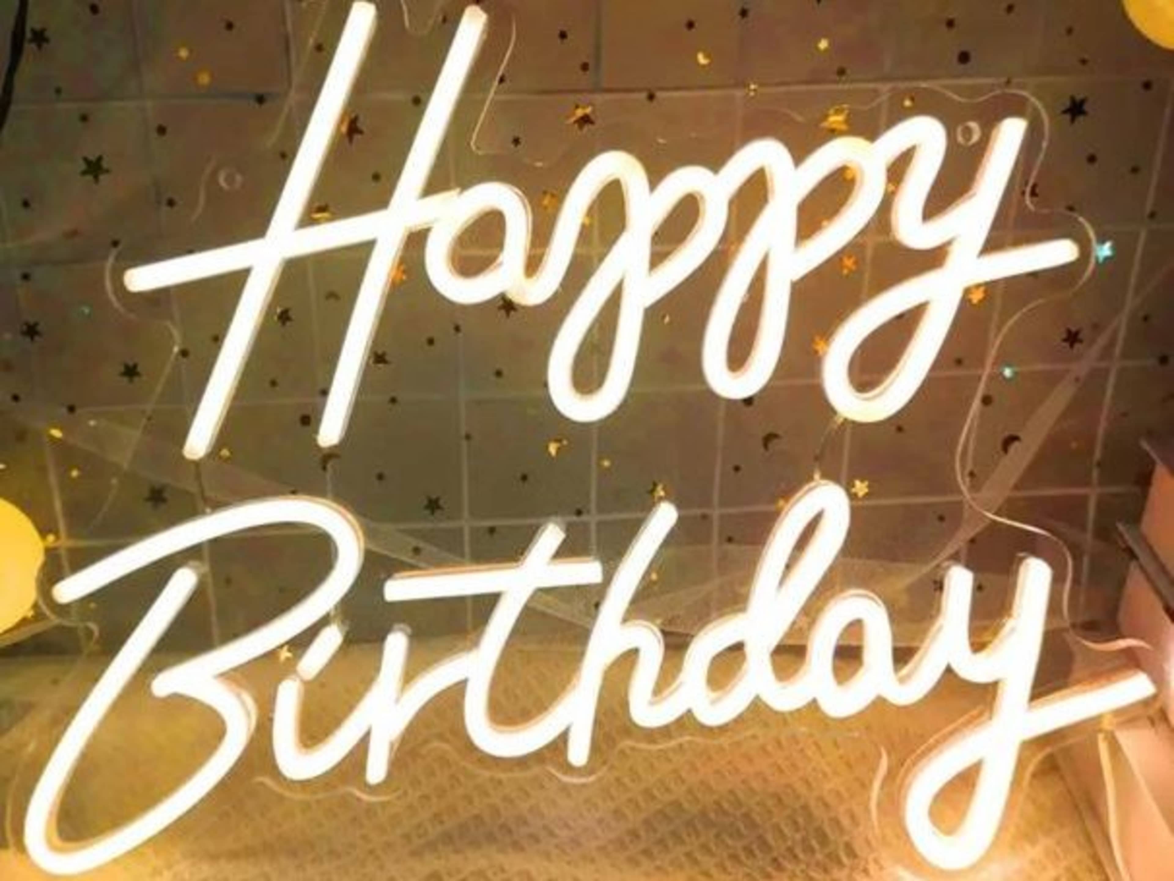 Happy Birthday LED Sign