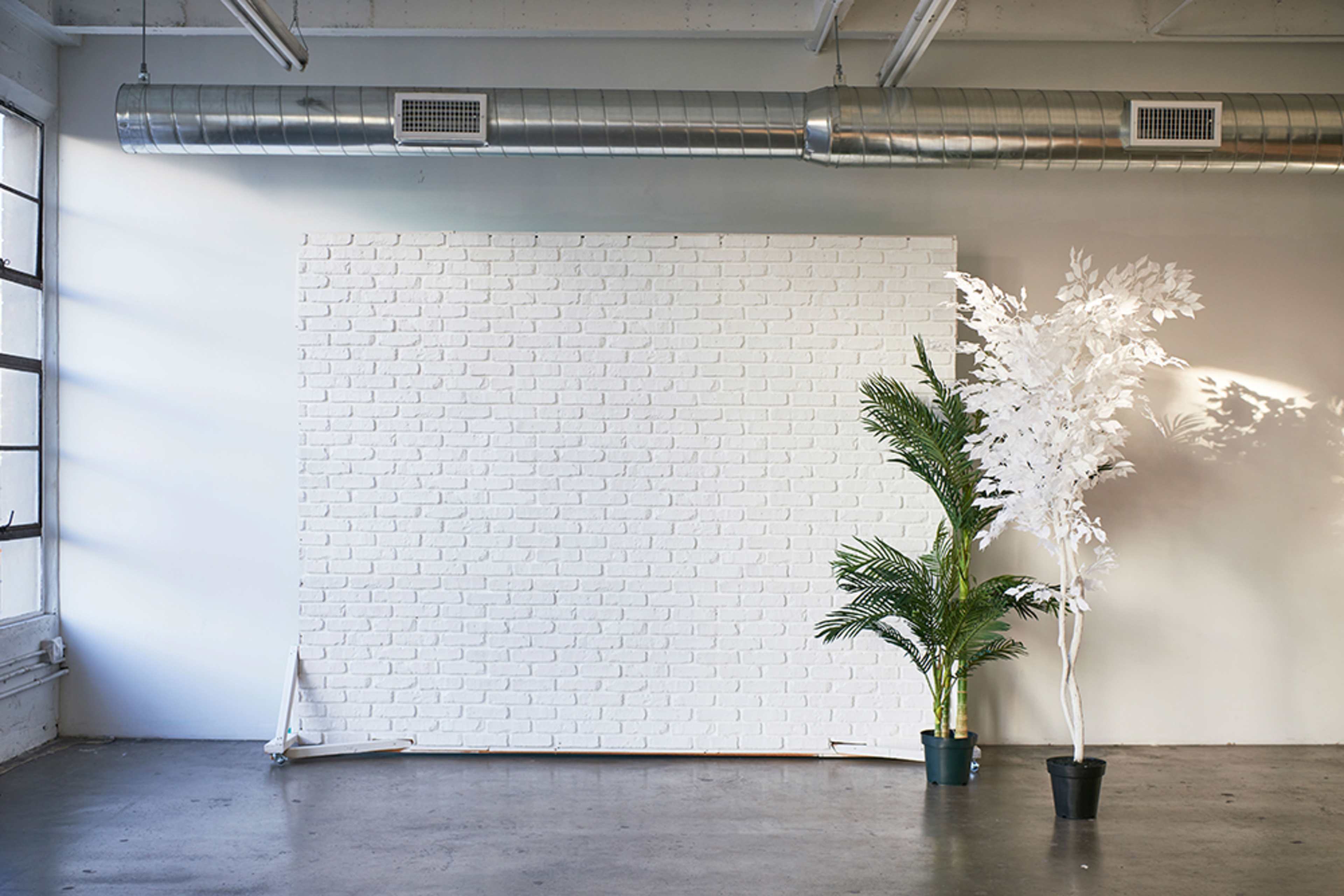 Hill 3 - Spacious Bright Stage with White Brick Wall Image in Downtown, Los Angeles, CA