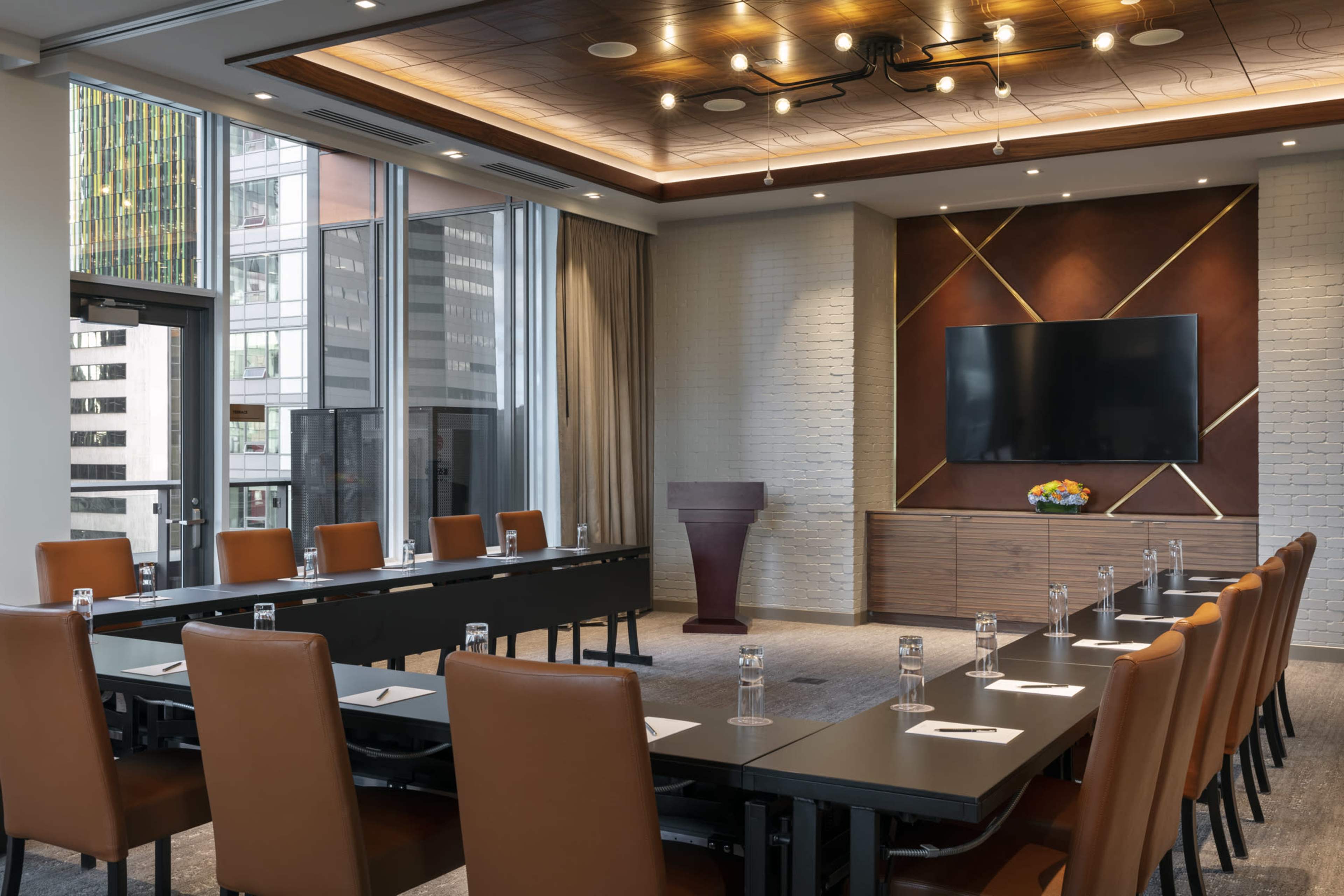 Belltown meeting space with large windows, private terrace and Space Needle views! Image in Belltown, Seattle, WA