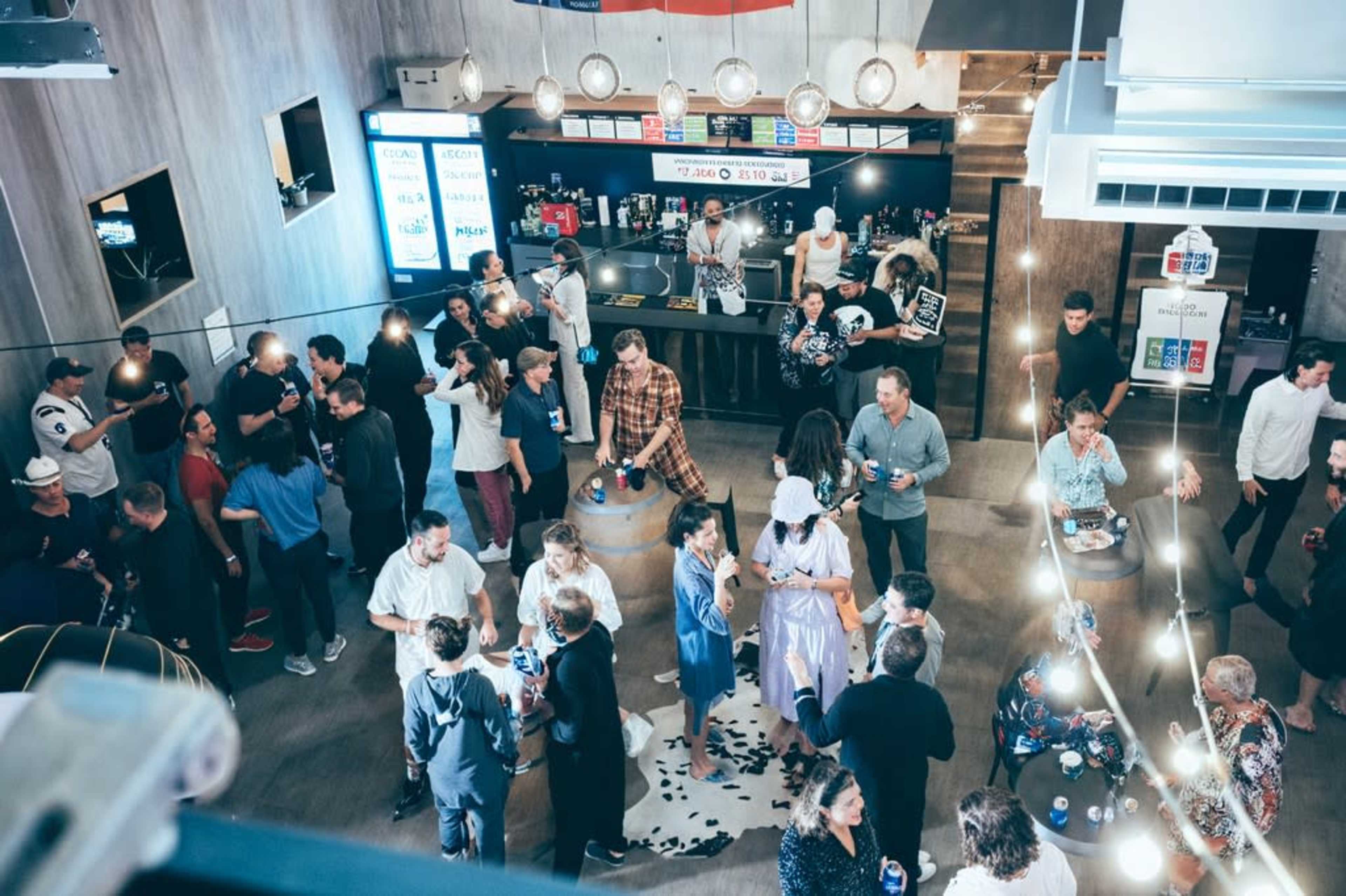 Unique Indoor Venue in South Austin with a pickleball court, stage, and bar. Image in East Congress, Austin, TX