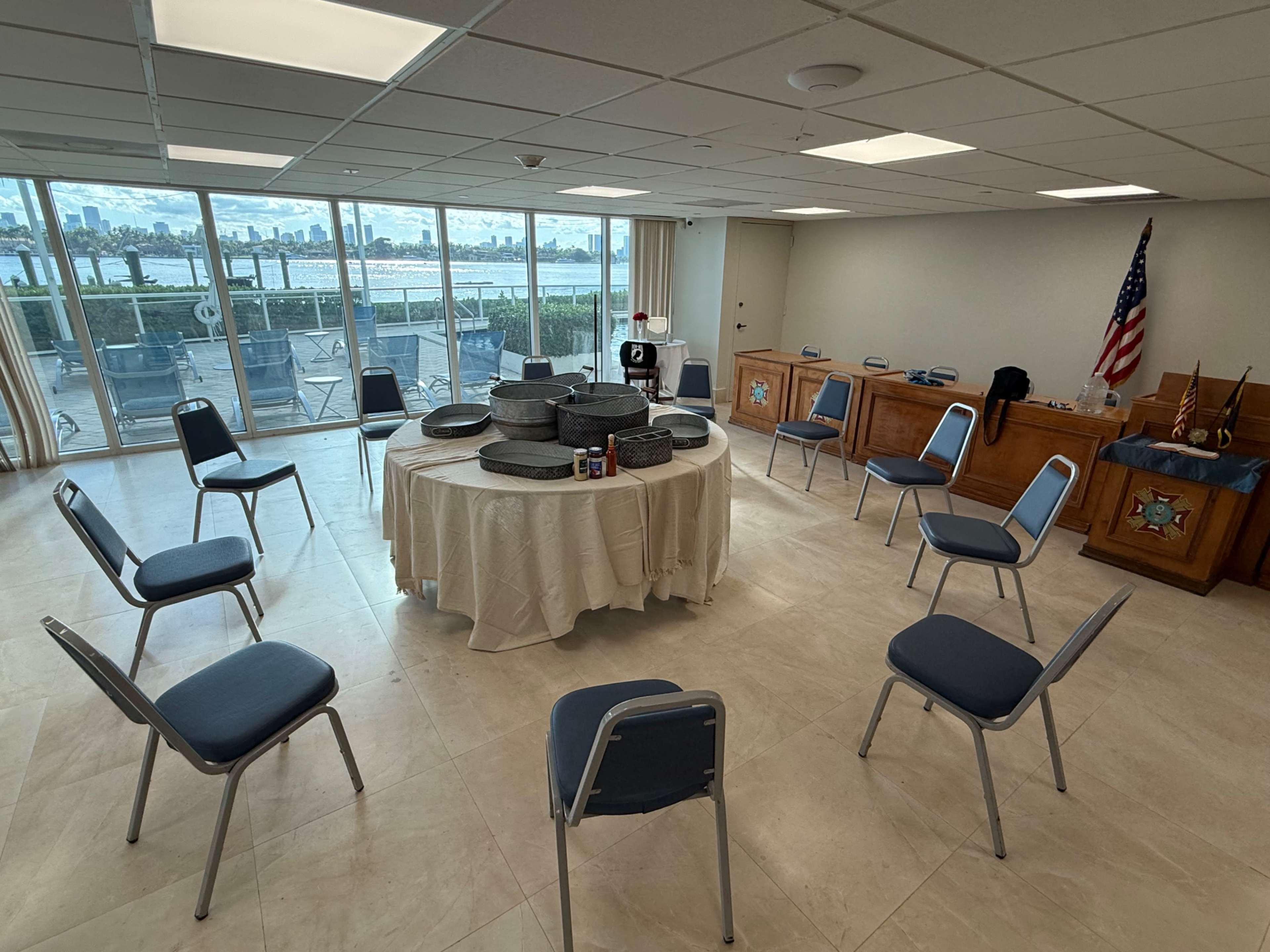 Event space on the bay, with Water and Miami Skyline Views, South Beach Image in South Beach, Miami Beach, FL