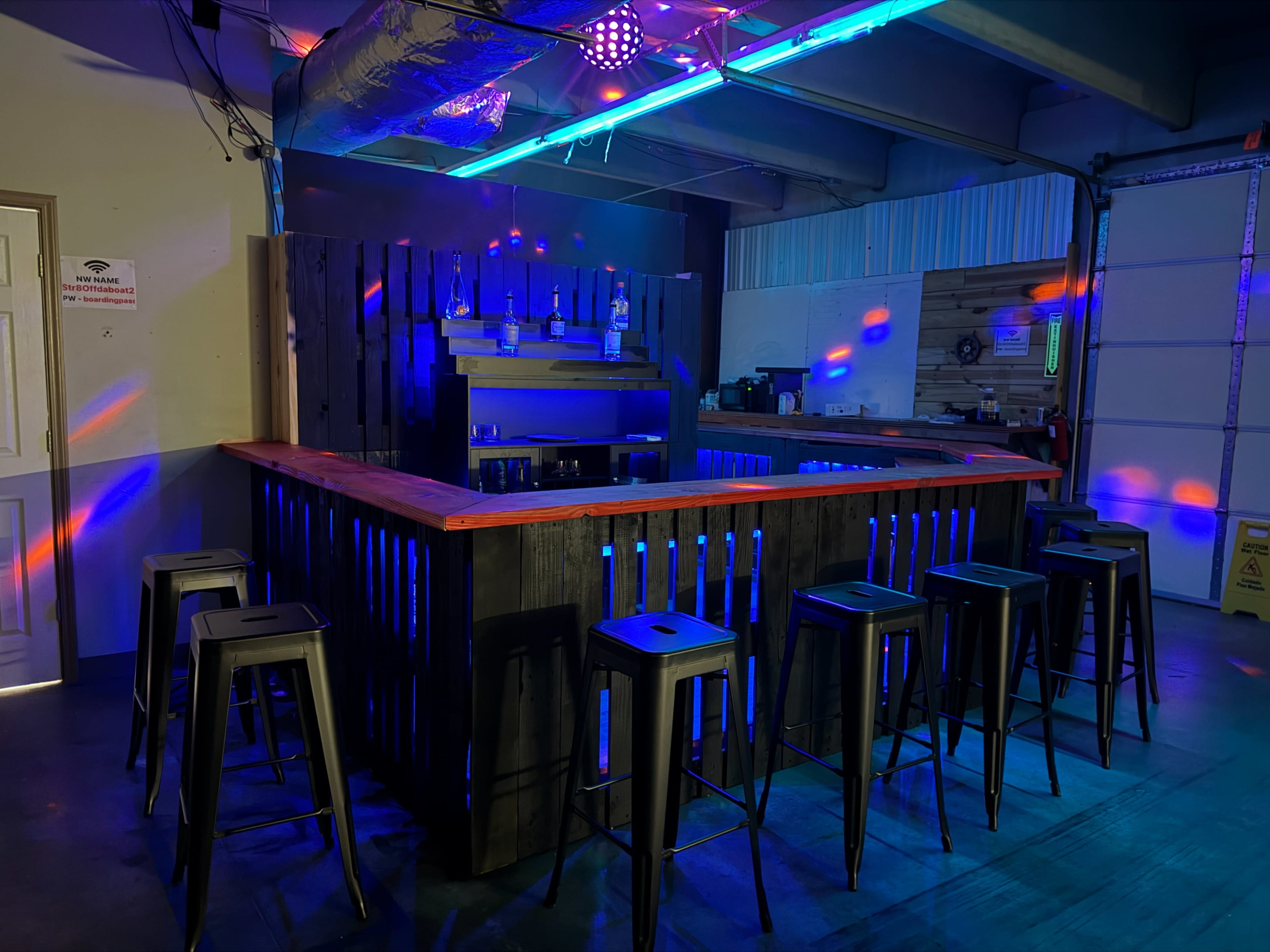 LED LACED BAR WITH DISCO BALL Image in Chamblee, chamblee, GA