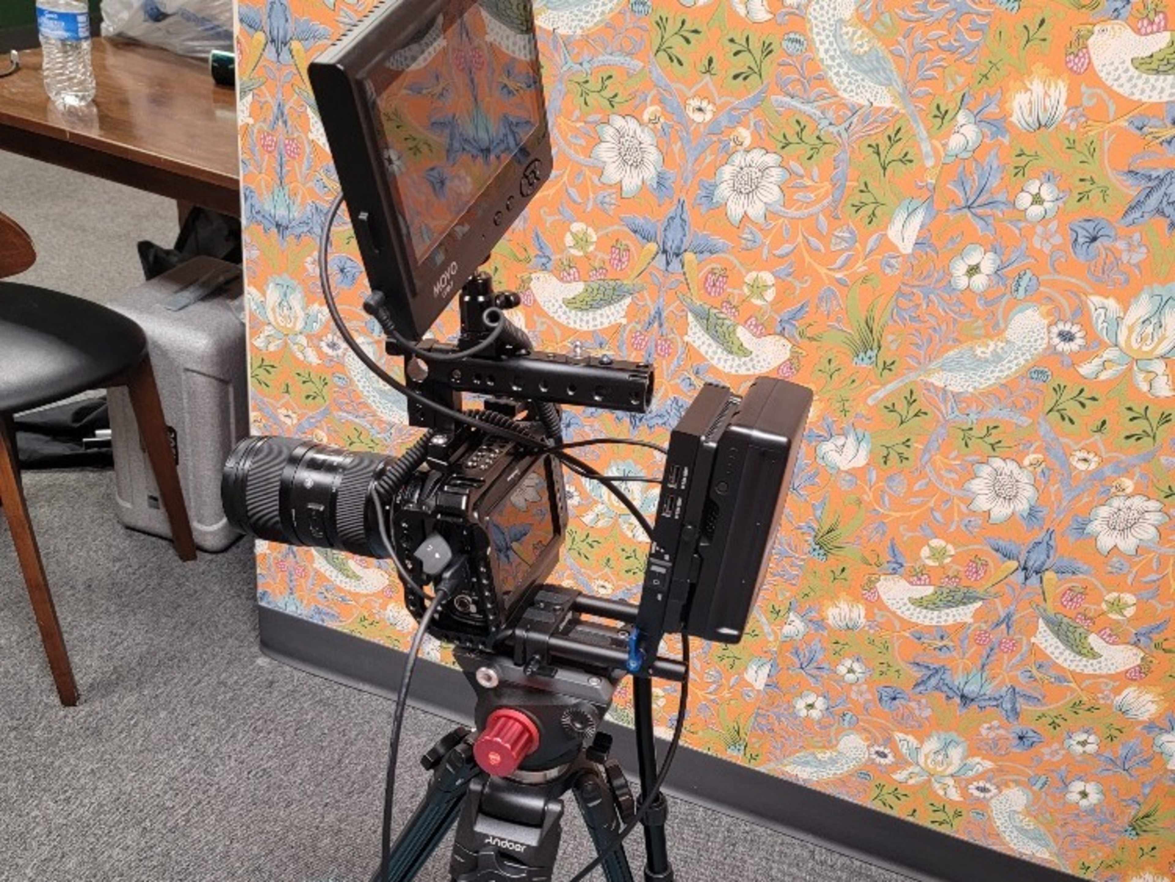 Blackmagic Camera4k with sigma lenses 8-35mm f/1.2