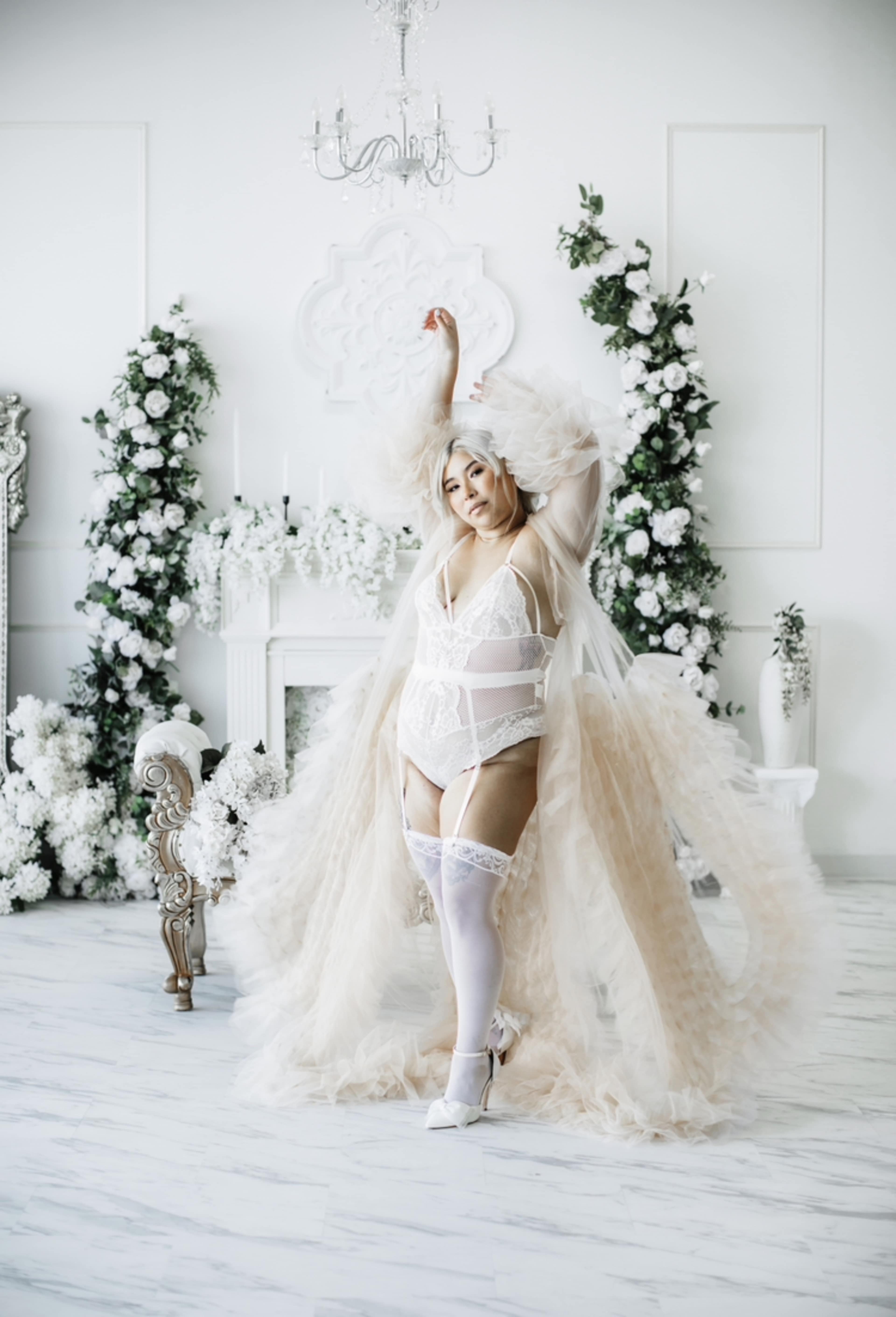 Boudoir photo shoot