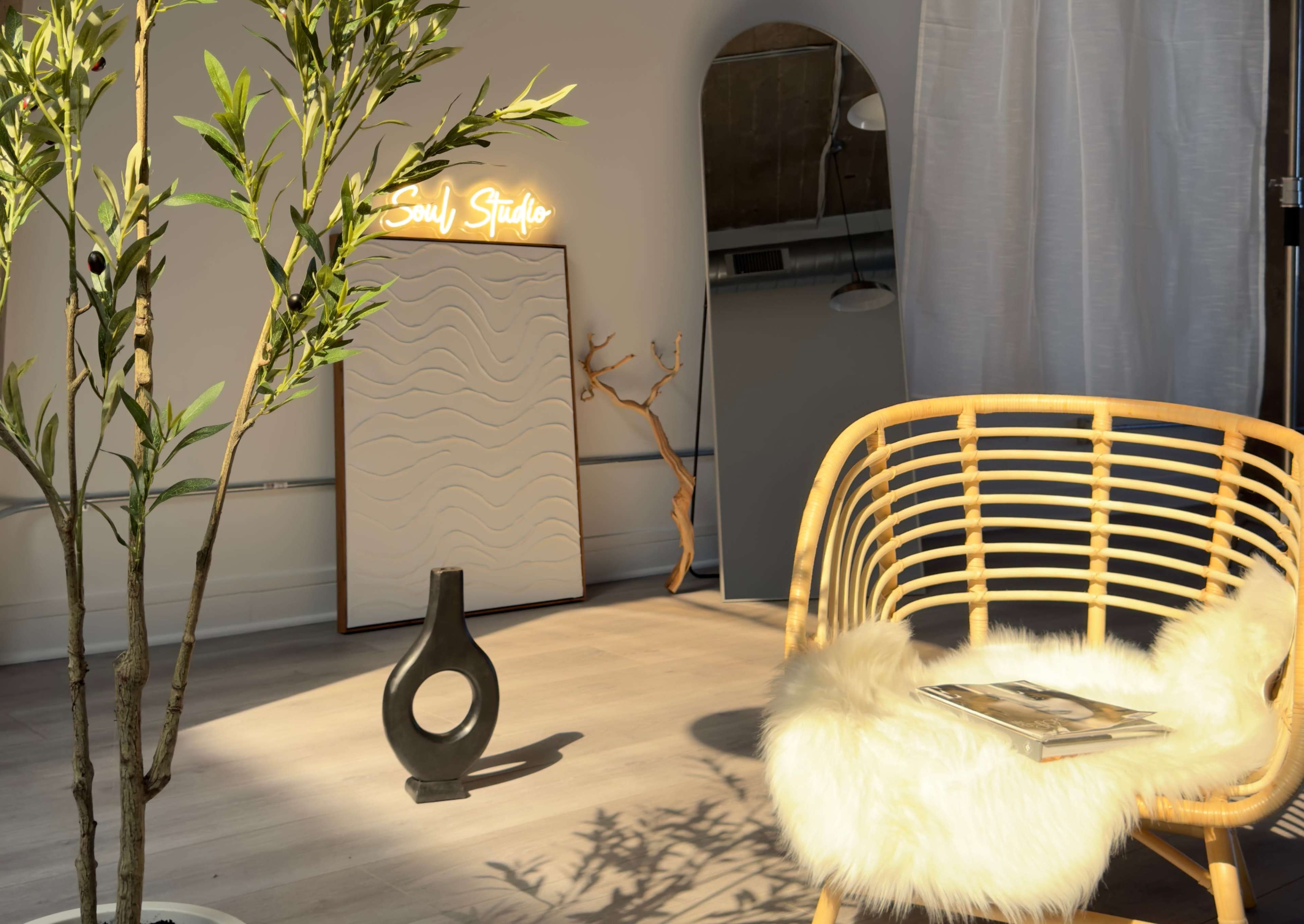 Aesthetic, minimalistic, daylight-filled, spacious, fully-equipped, bright, modern Photo studio in Ravenswood. Image in Uptown, Chicago, IL