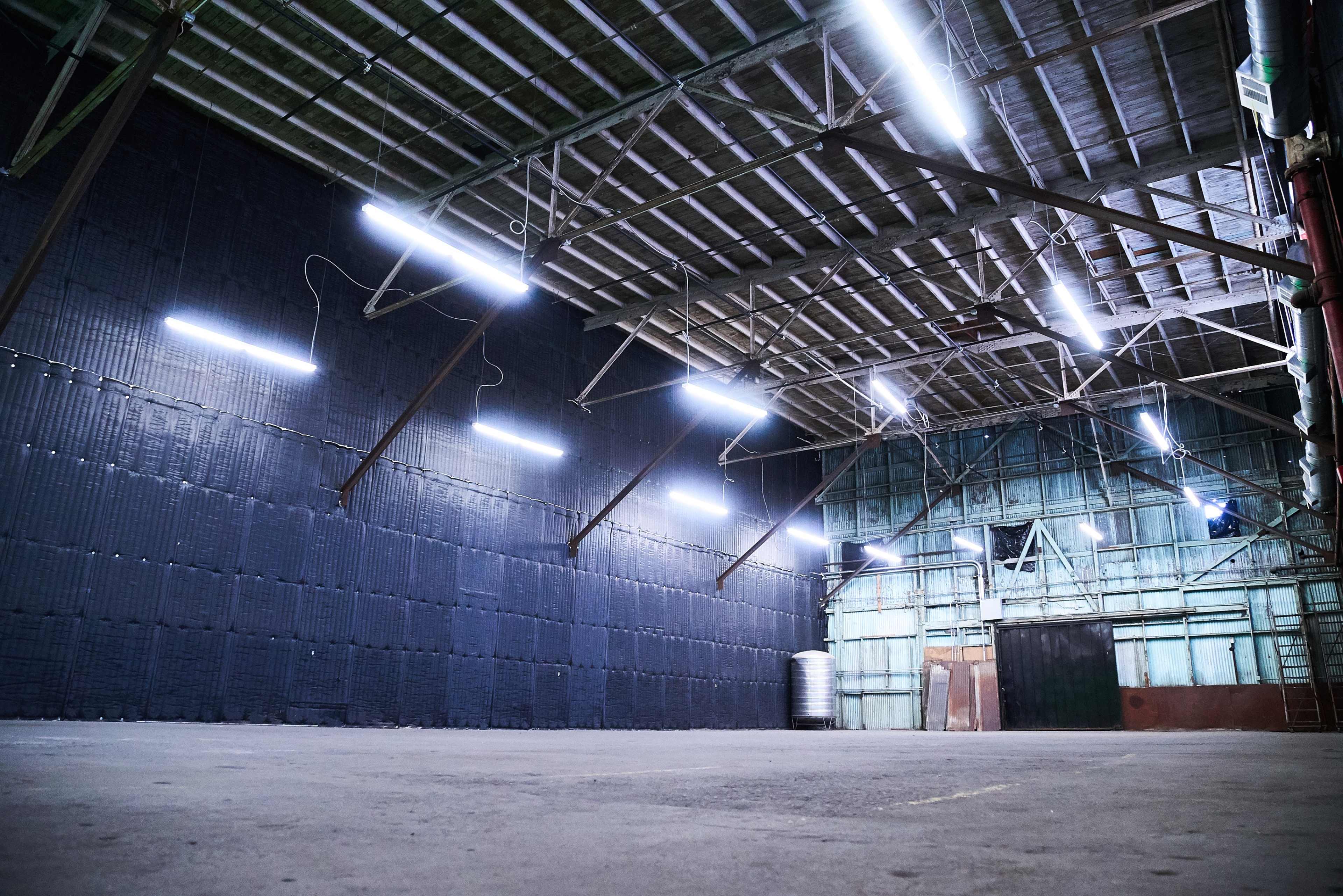 Grand Warehouse Studio + CYC Wall fitted with Soundproofing Image in South Los Angeles, Los Angeles, CA