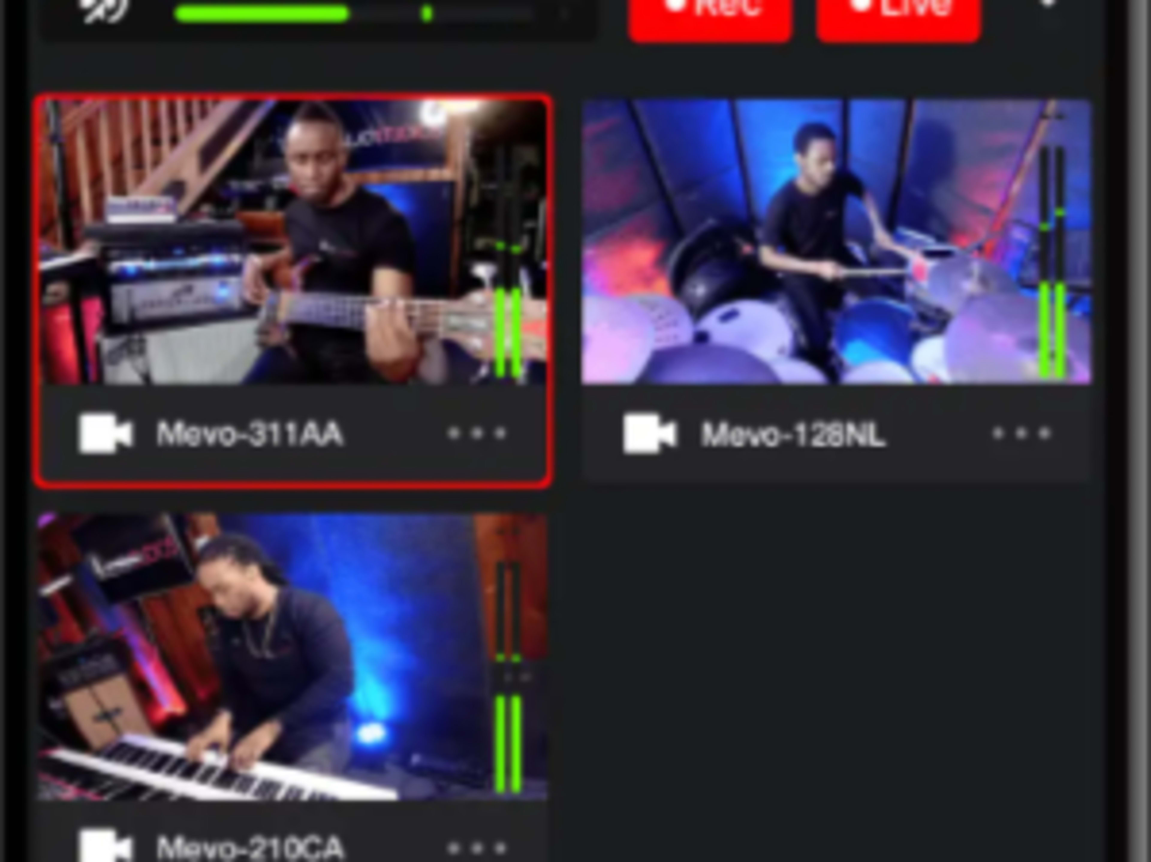 Multi Camera Live Stream