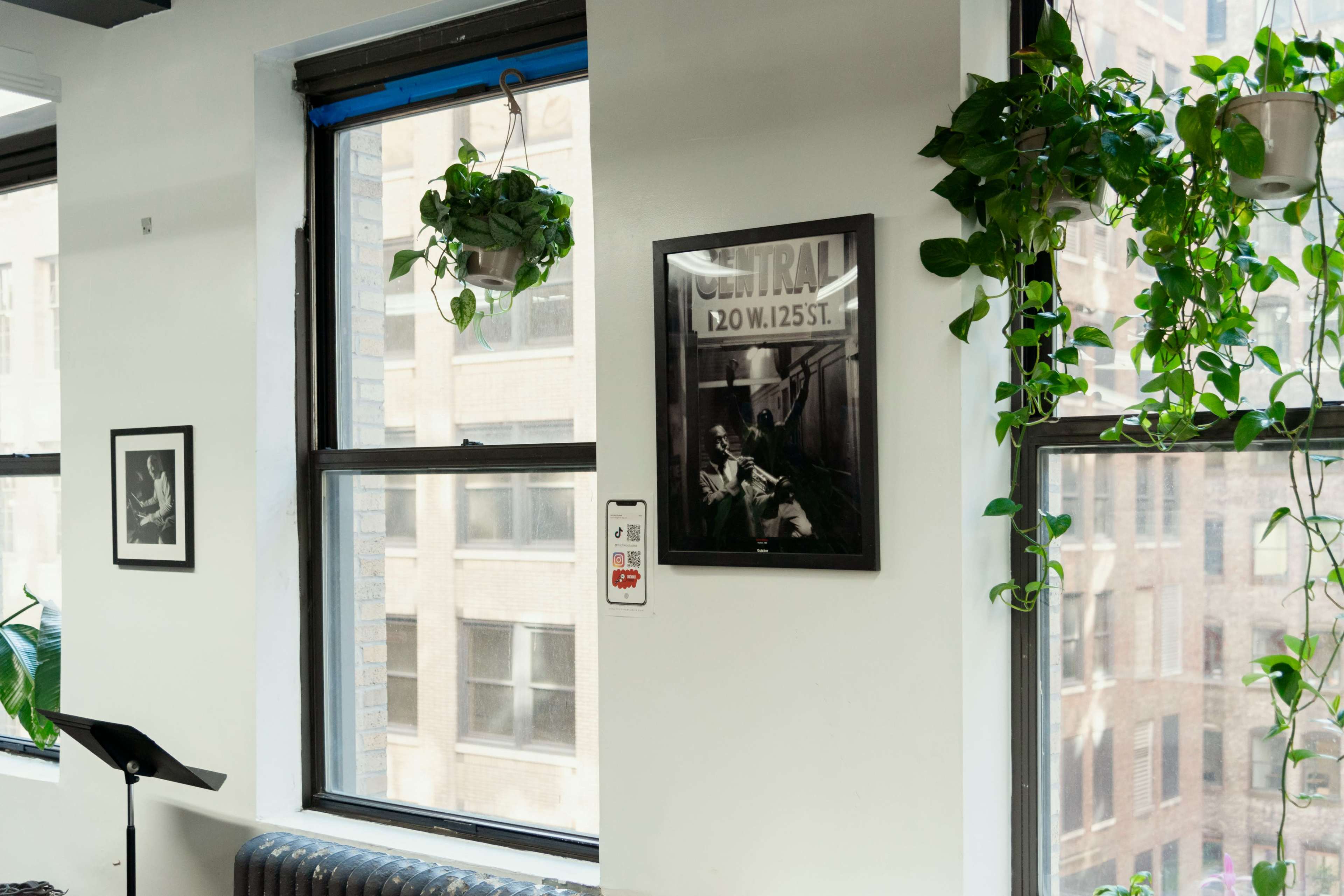 Music Rehearsal Studio with Empire State Building View Image in Midtown Manhattan, New York, NY