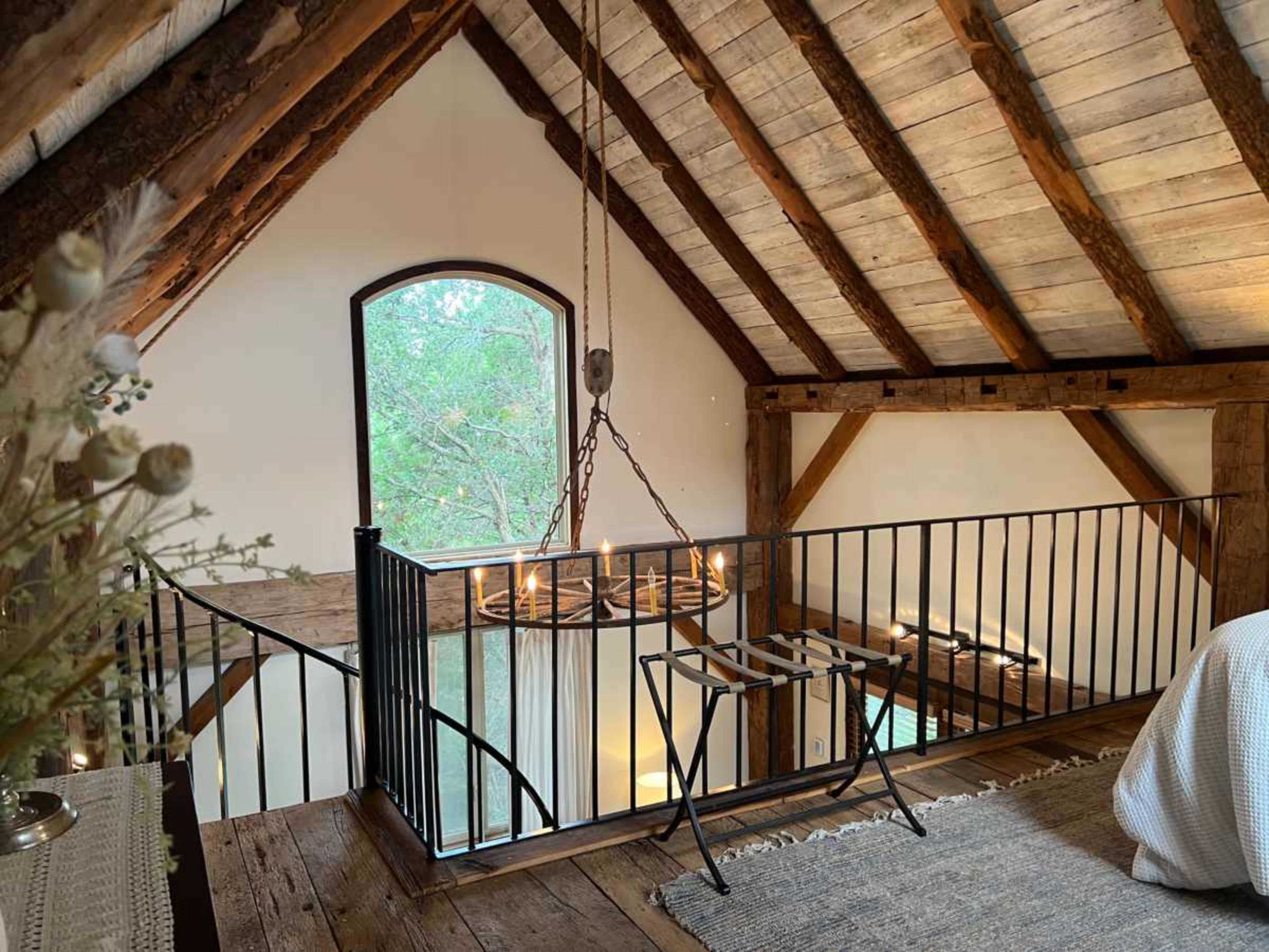 Iconic timber frame Loft cottage in Waco Image in , Waco, TX