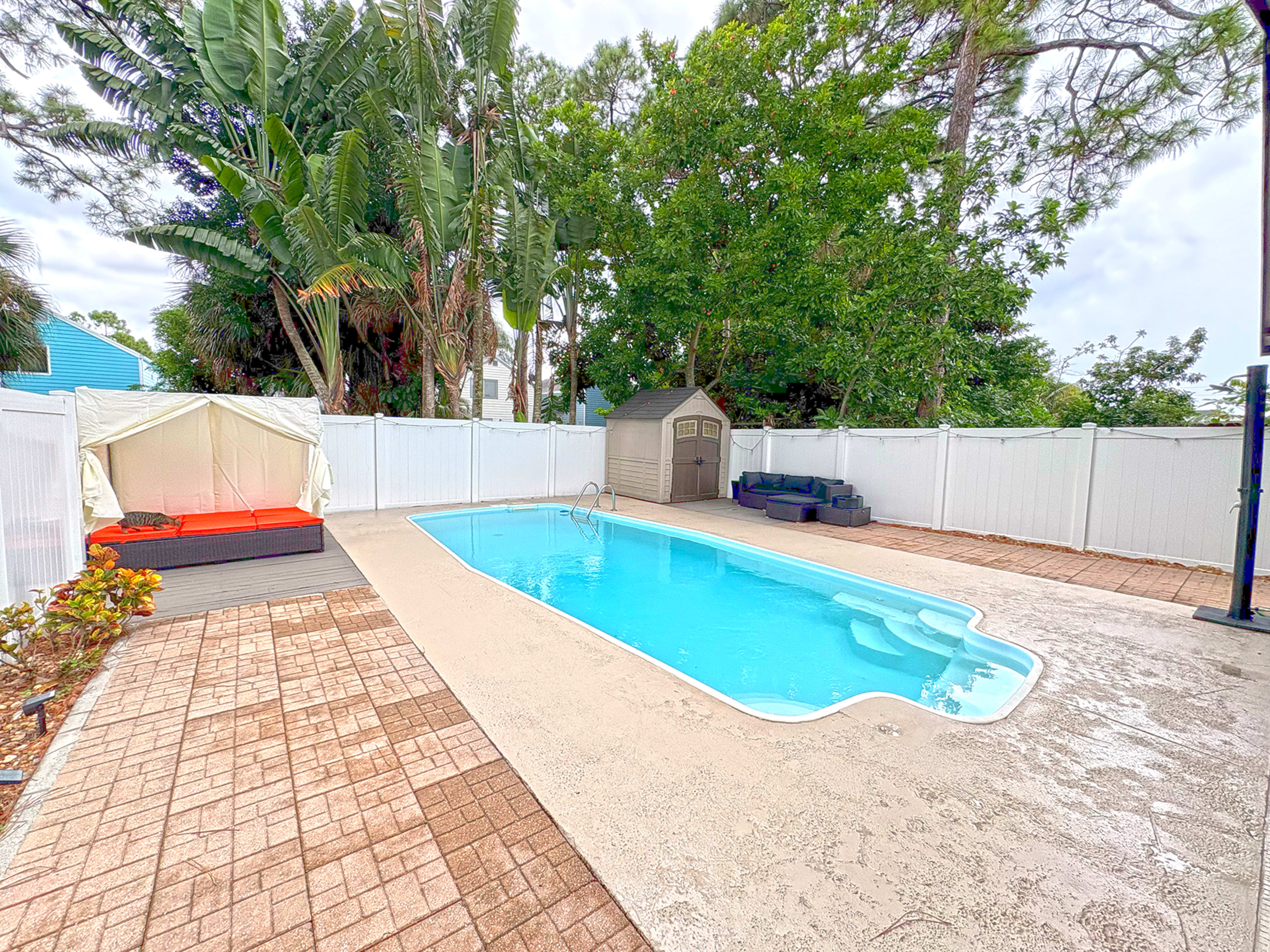 The backyard oasis pool Image in Lakeside Green, west palm beach, FL