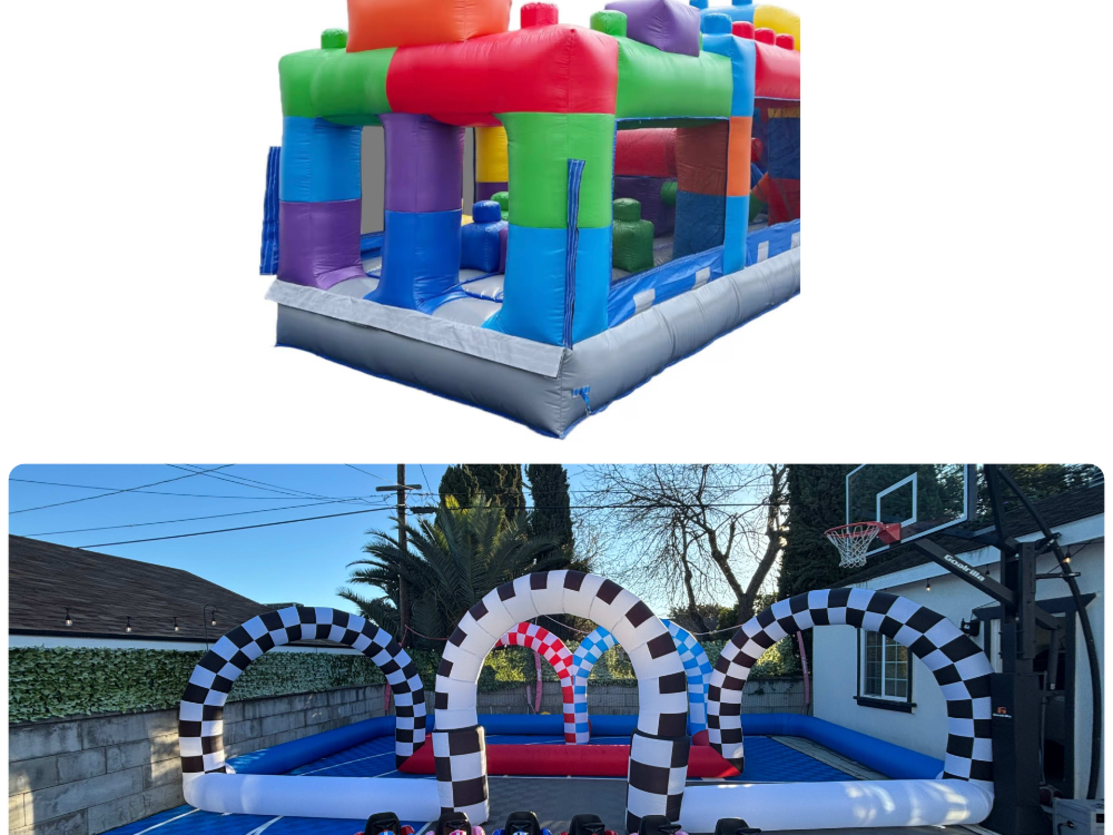Obstacle course/ultimate race track package