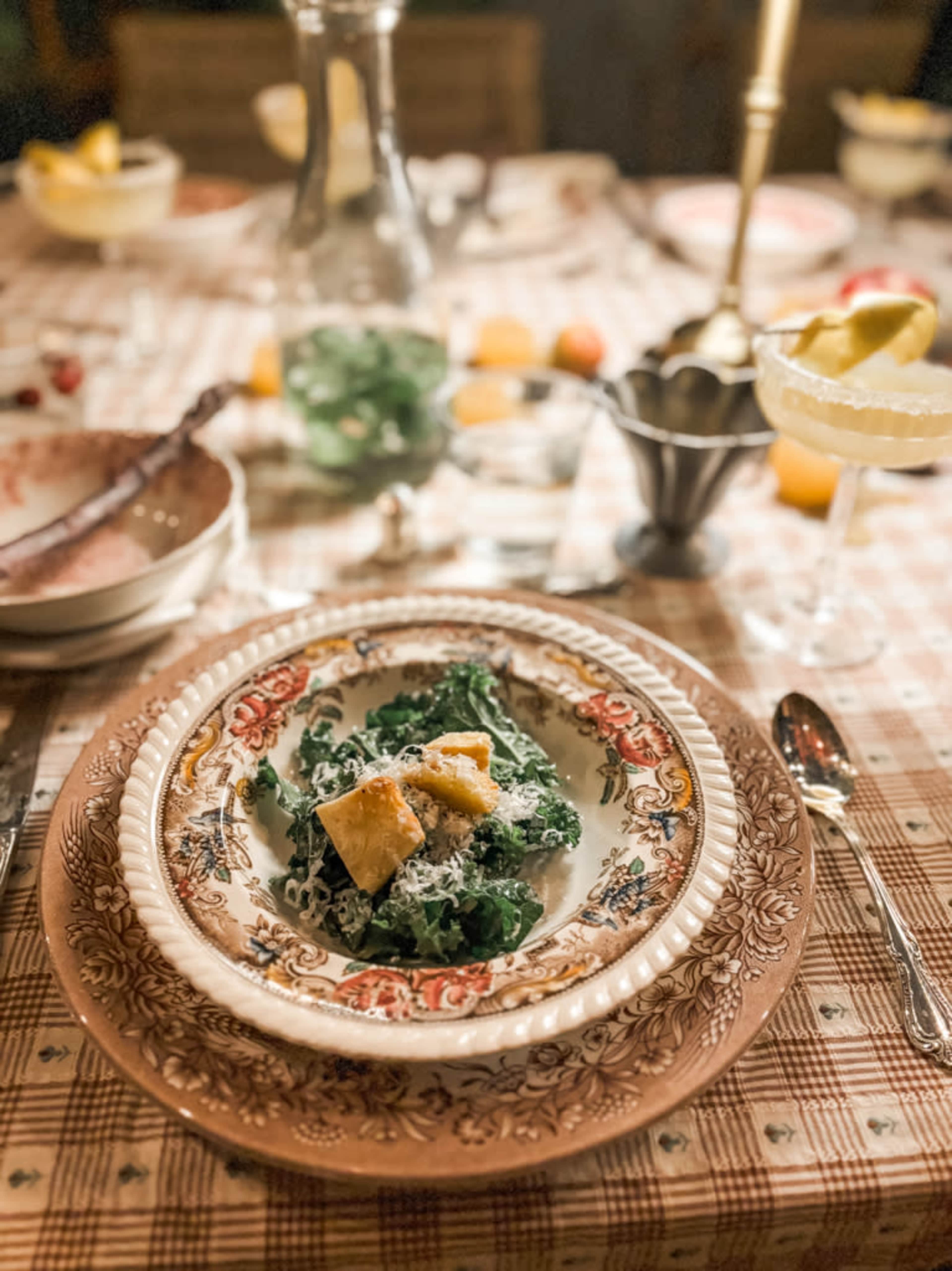Glassware and dinnerware 