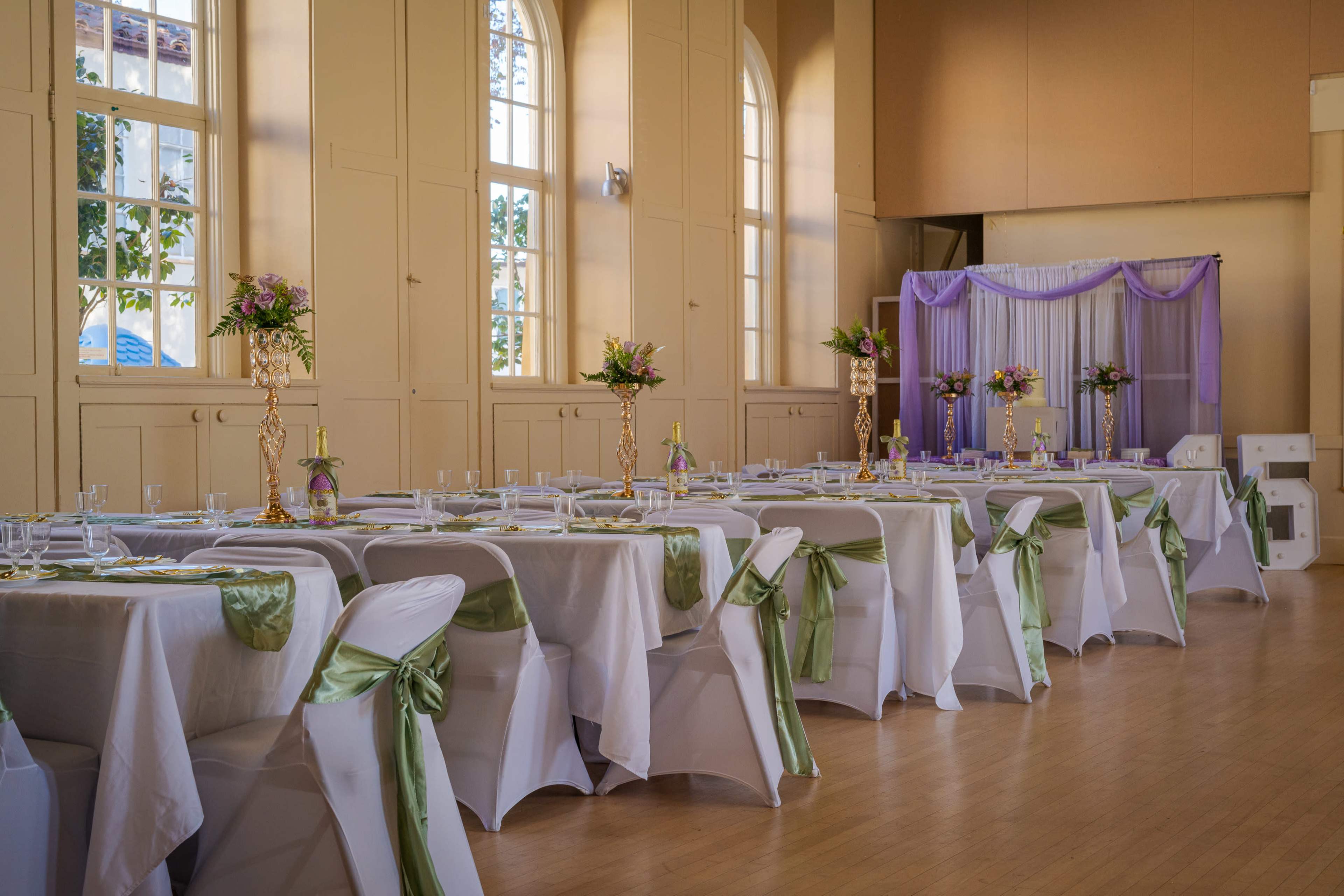 Kloss Hall: Large Reception Hall with Stage, Audio/Video, and Available Commercial Kitchen (Booked Separately) Image in North Central, San Mateo, CA